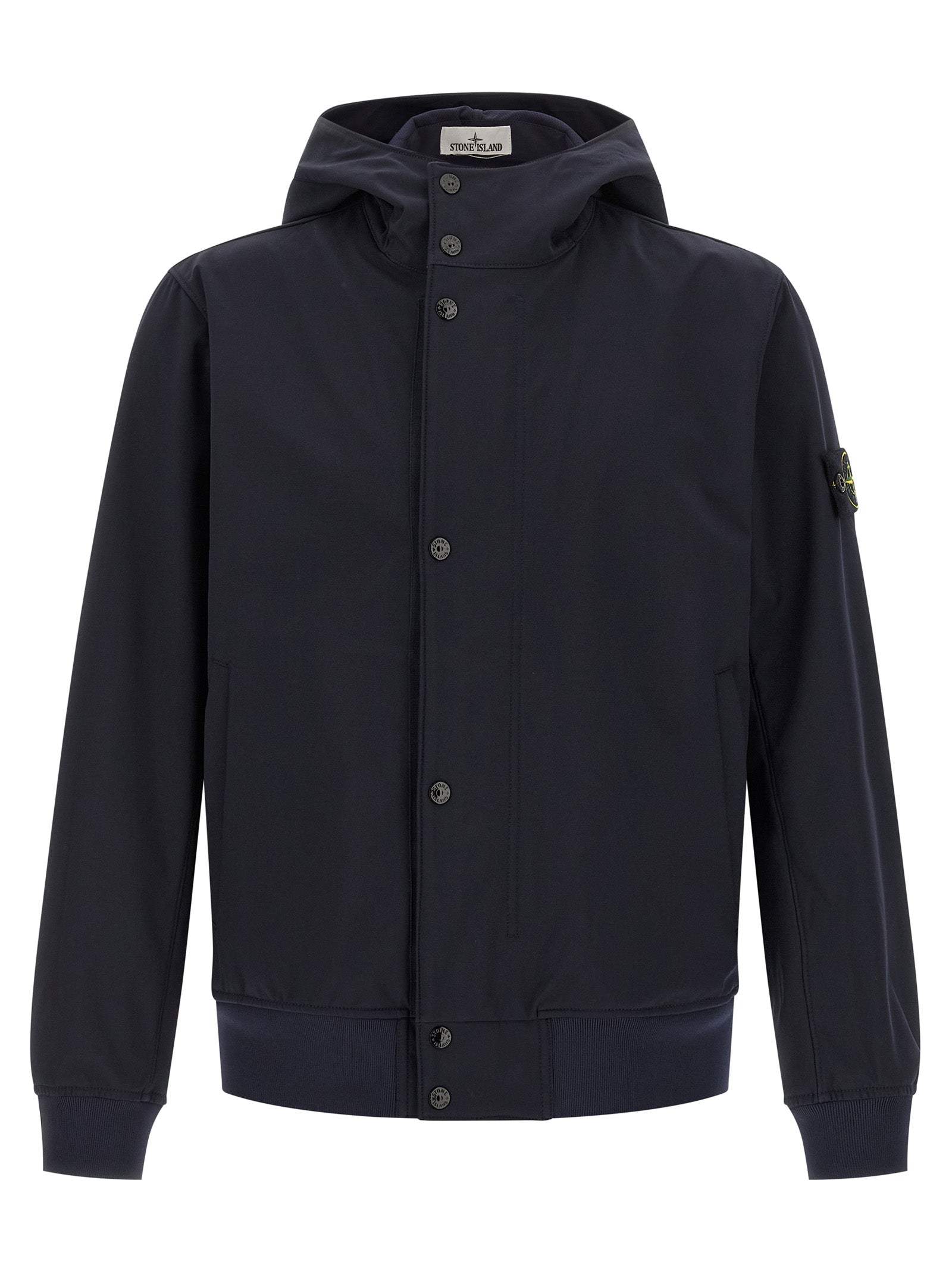 Stone Island Blaue Polyesterkleidung