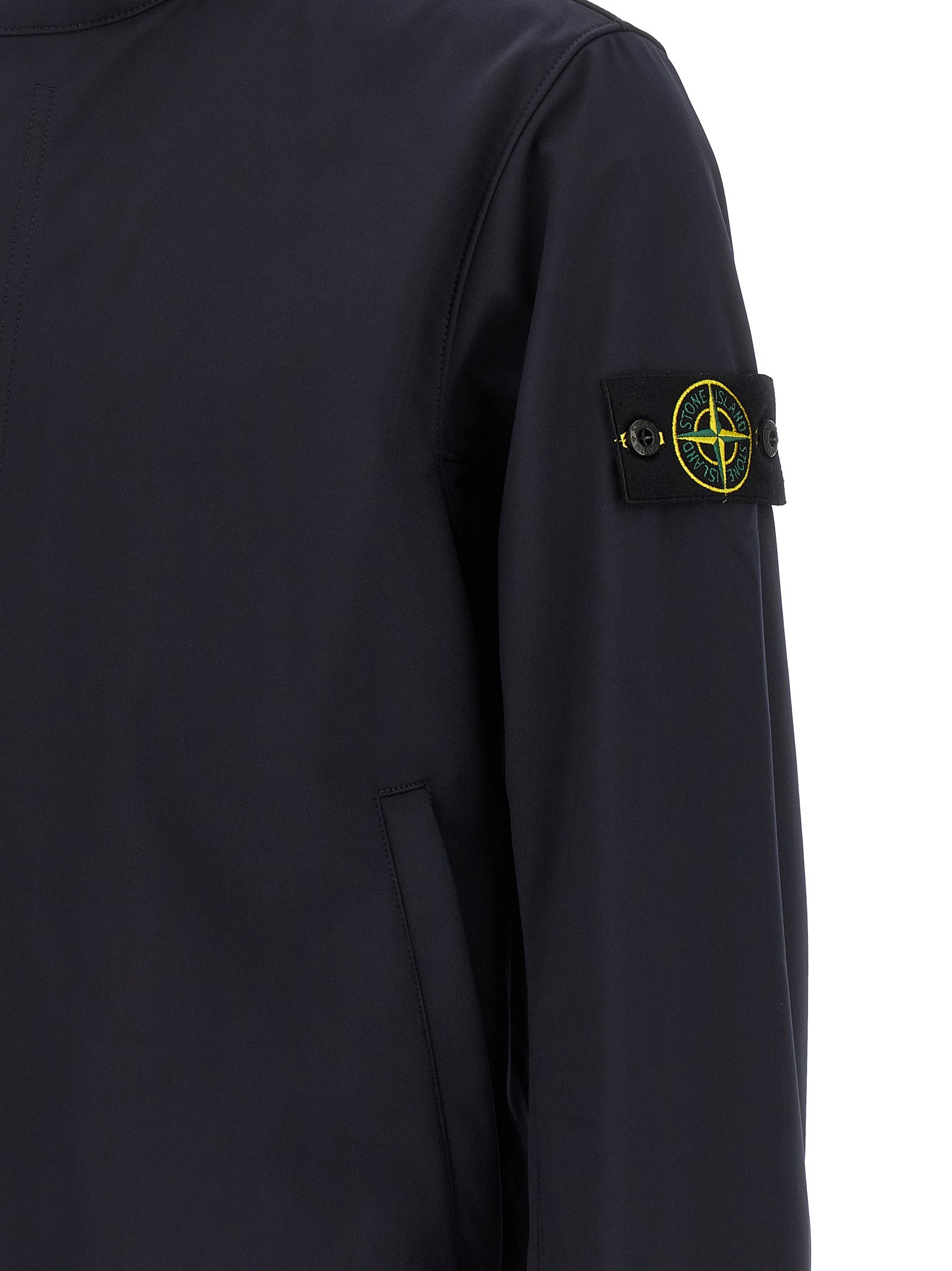 Stone Island Blaue Polyesterkleidung