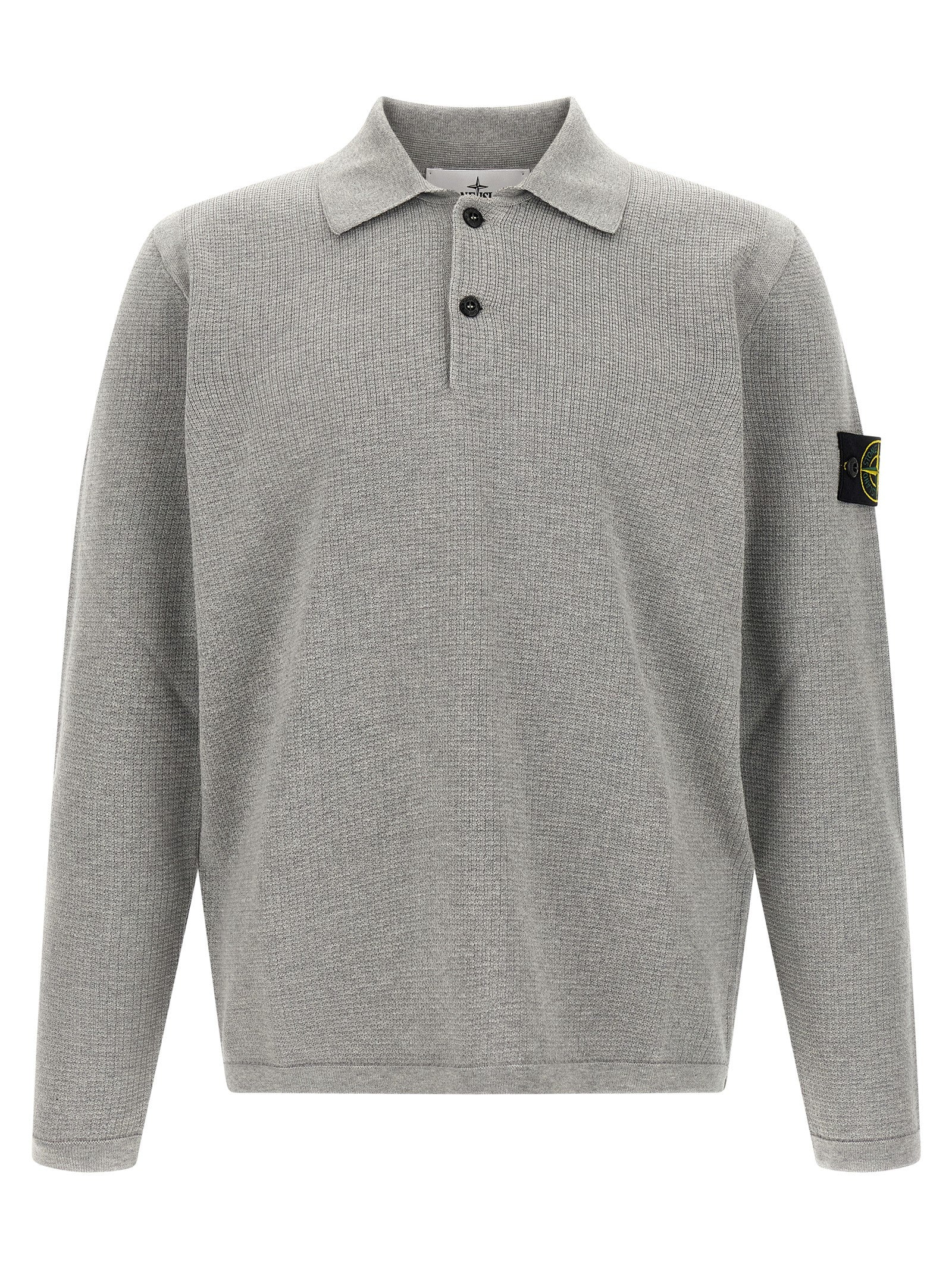 Stone Island Graues Baumwoll-Sweatshirt