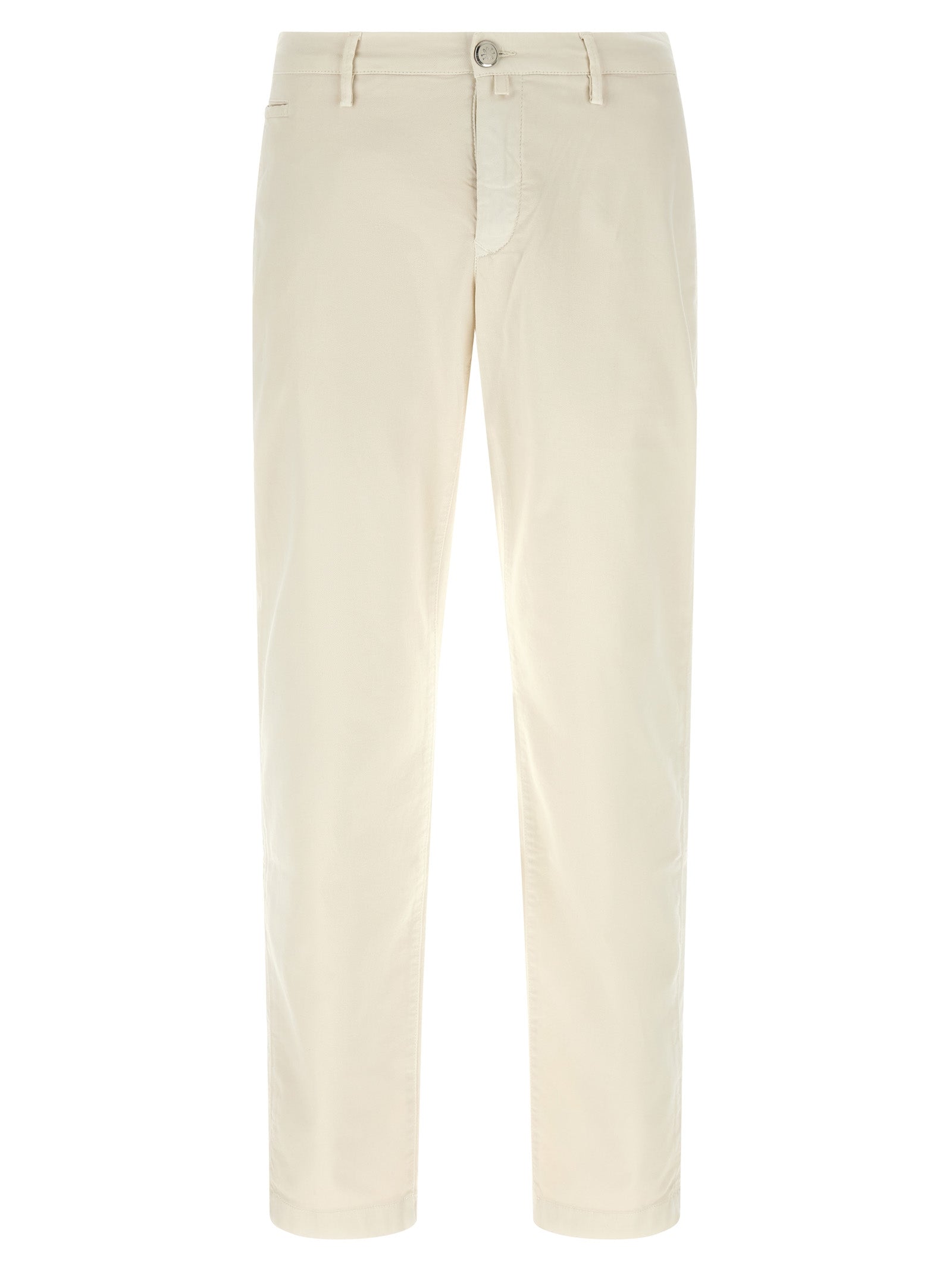Jacob Cohen Weiße Baumwoll-Chino-Hose