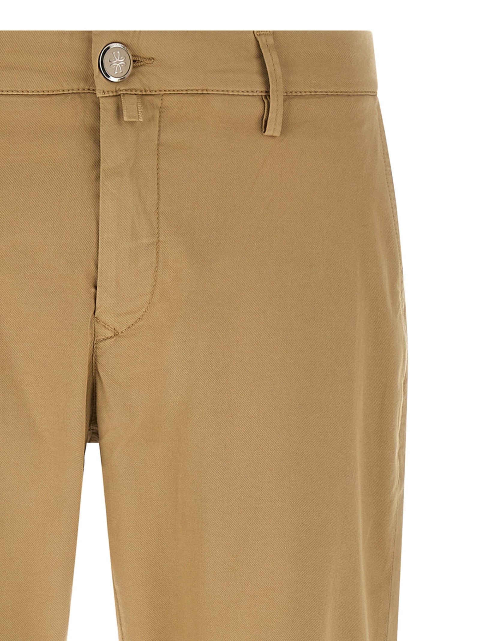 Jacob Cohen Beige Baumwoll-Chino-Hose