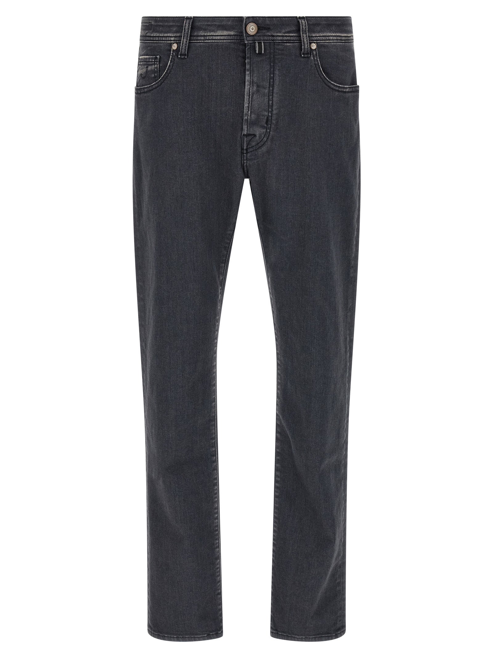 Jacob Cohen Graue Jeans aus Baumwolle im geraden Schnitt
