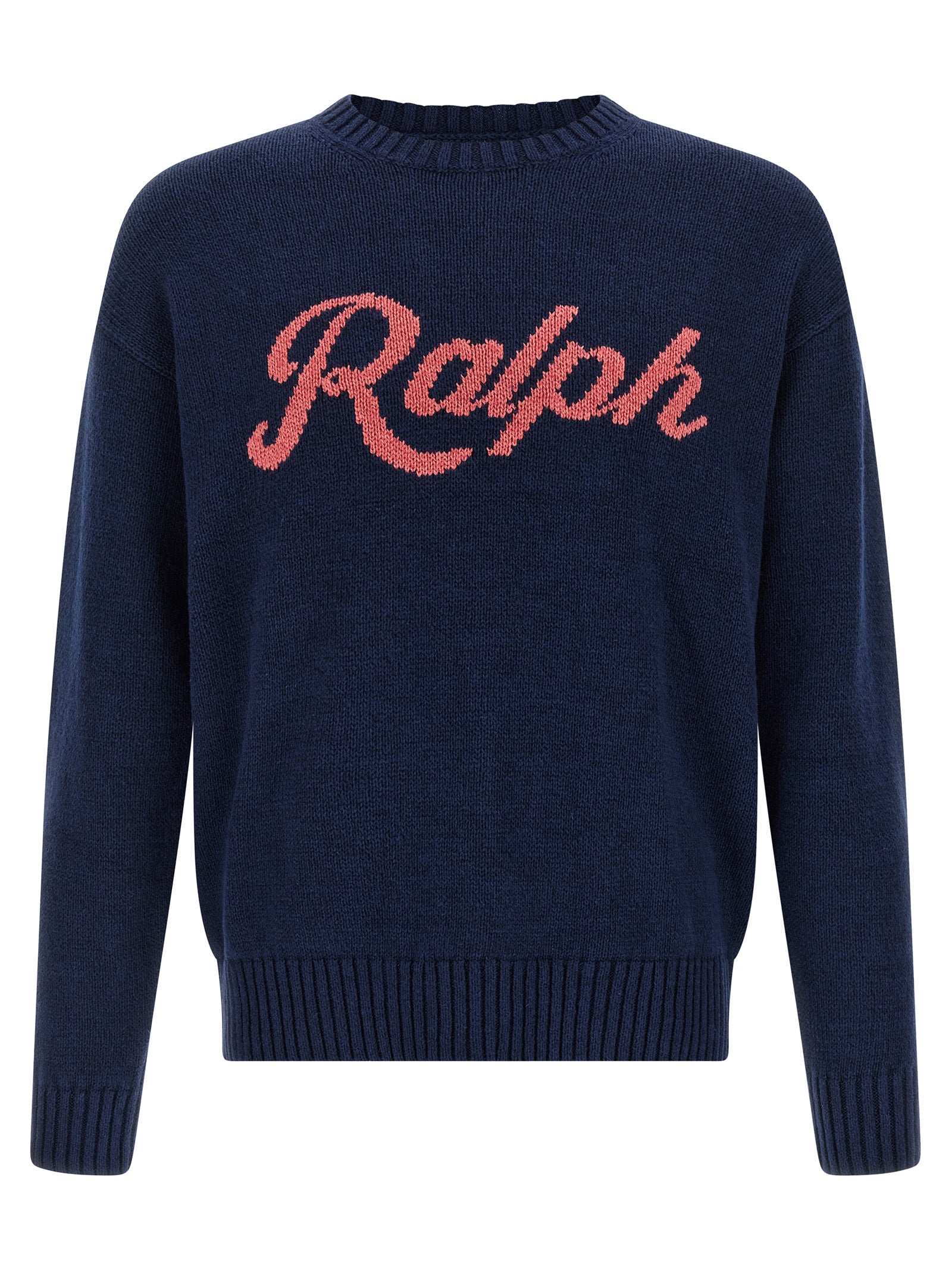 Polo Ralph Lauren Blauer Leinenstrickjacke