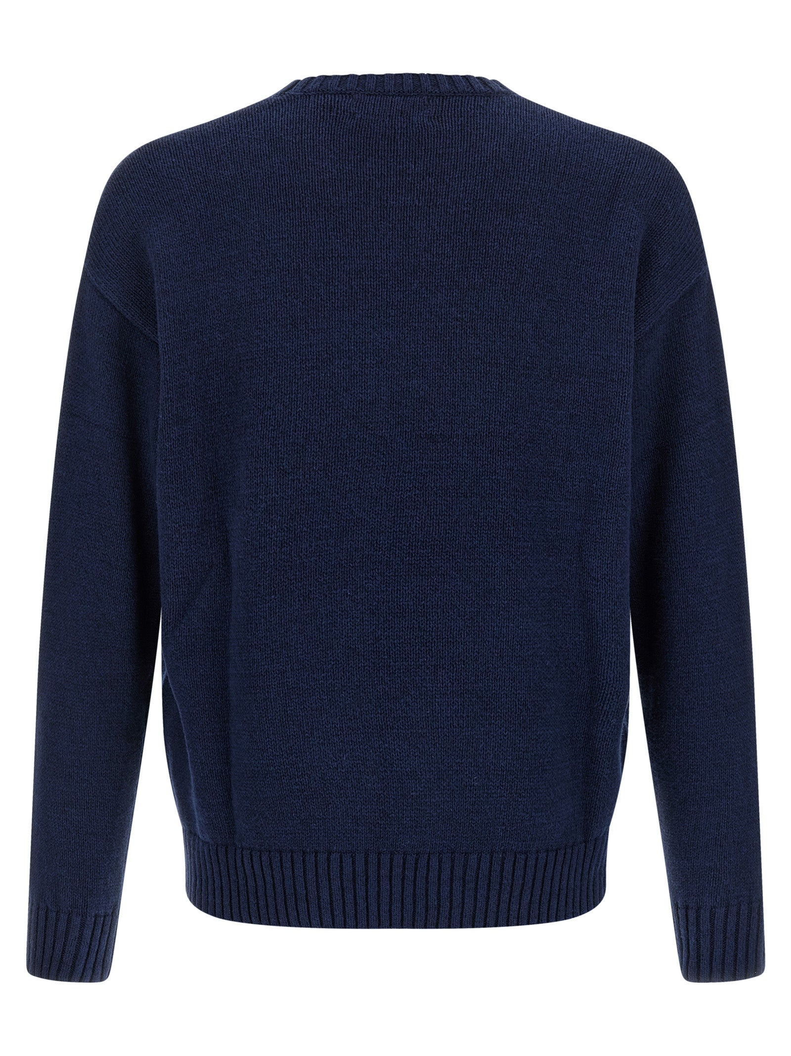Polo Ralph Lauren Blauer Leinenstrickjacke