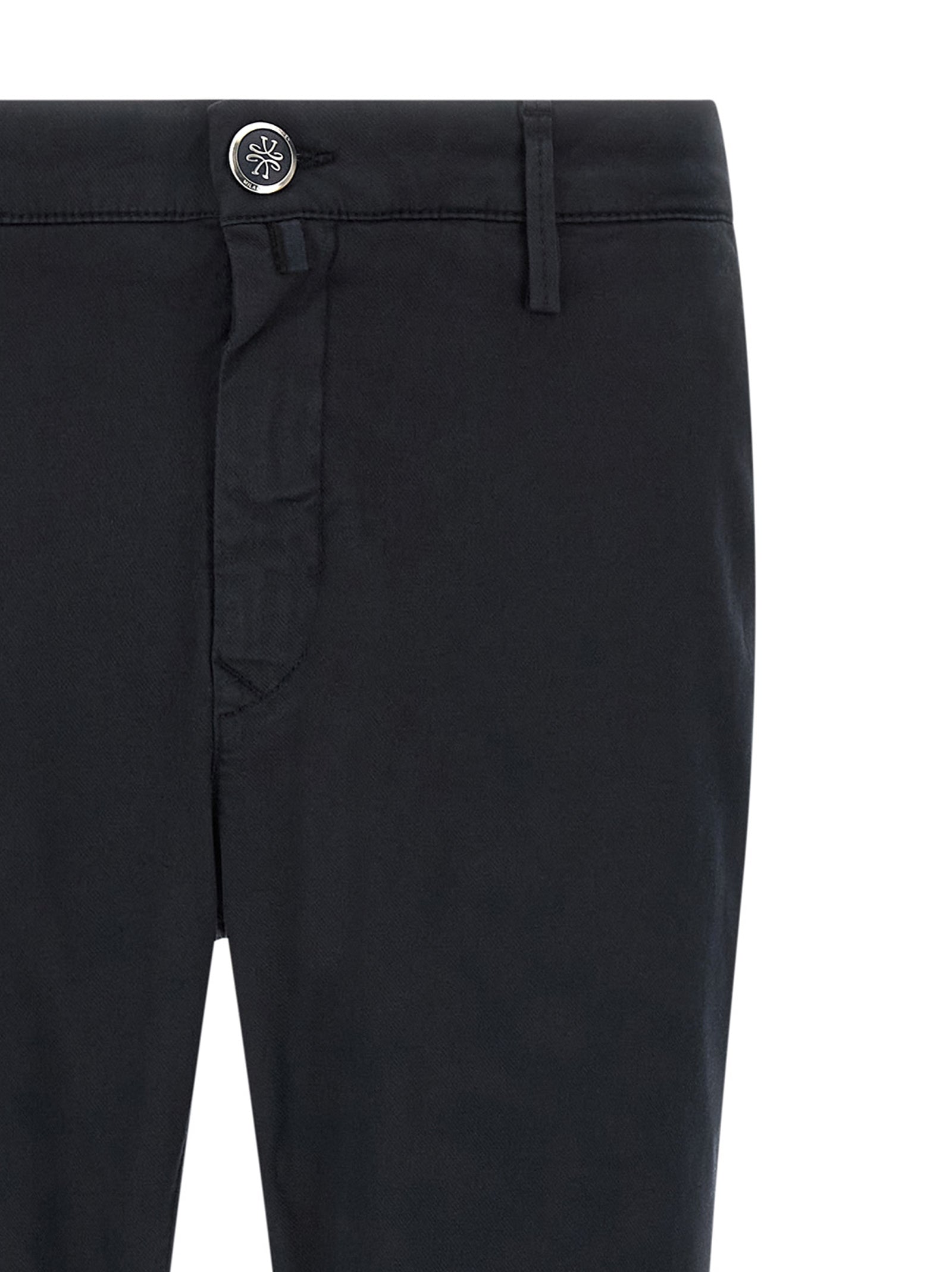 Jacob Cohen Blaue Baumwoll-Chino-Hose