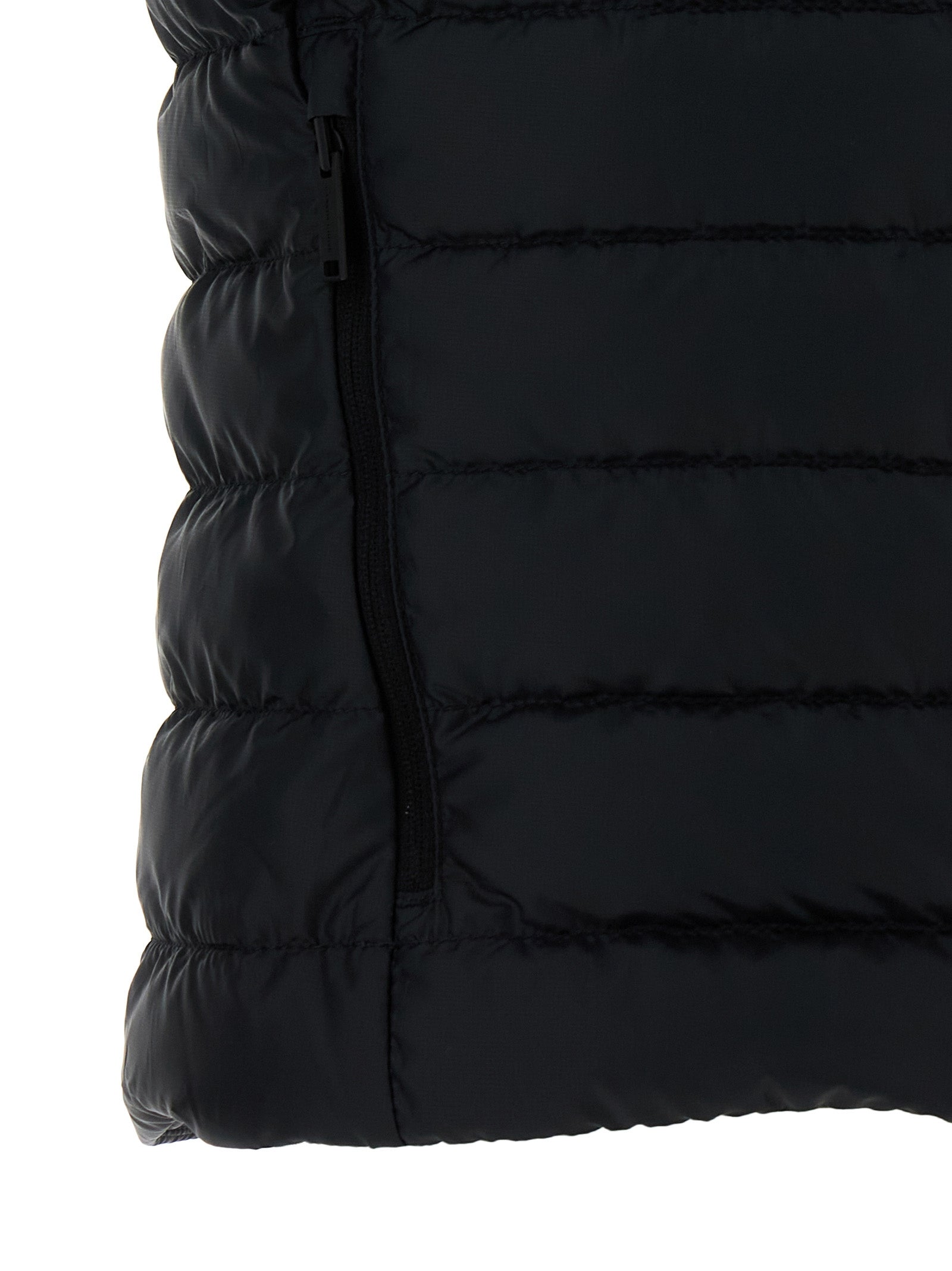 Canada Goose Schwarze ärmellose Jacke aus Polyamid