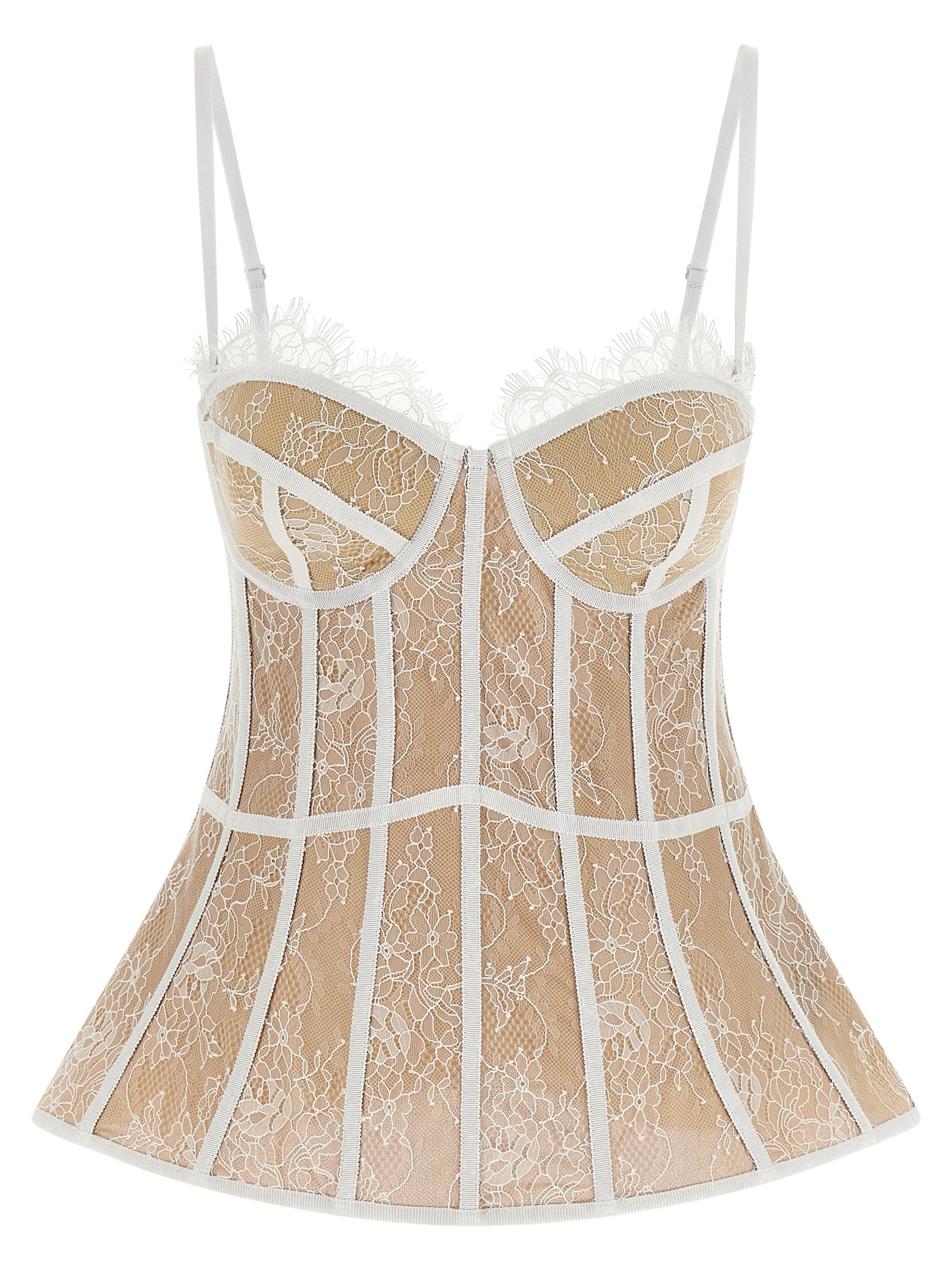 Giuseppe Di Morabito Weiße Polyamid-Tanktops