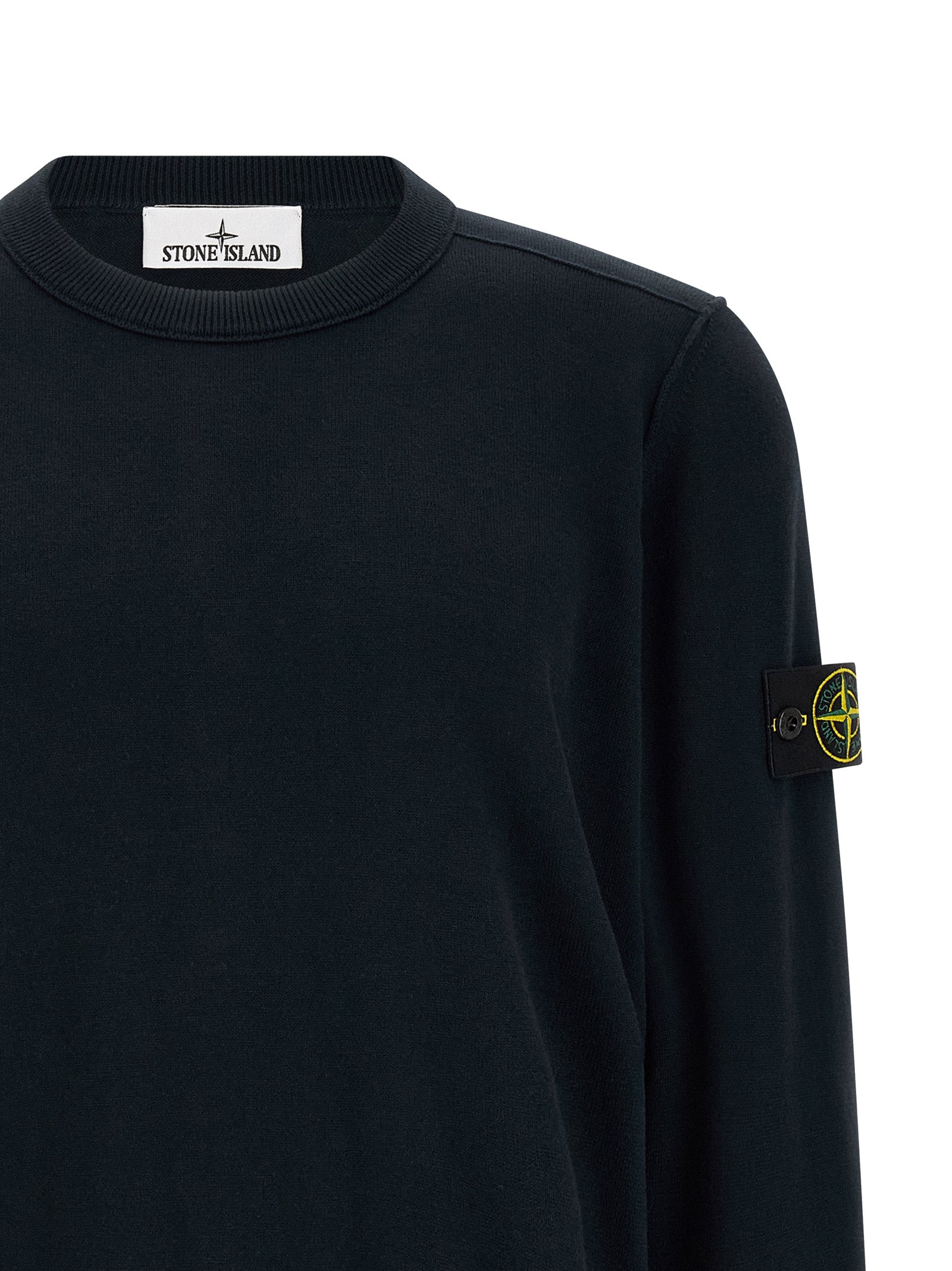 Stone Island Blauer Baumwollcardigan
