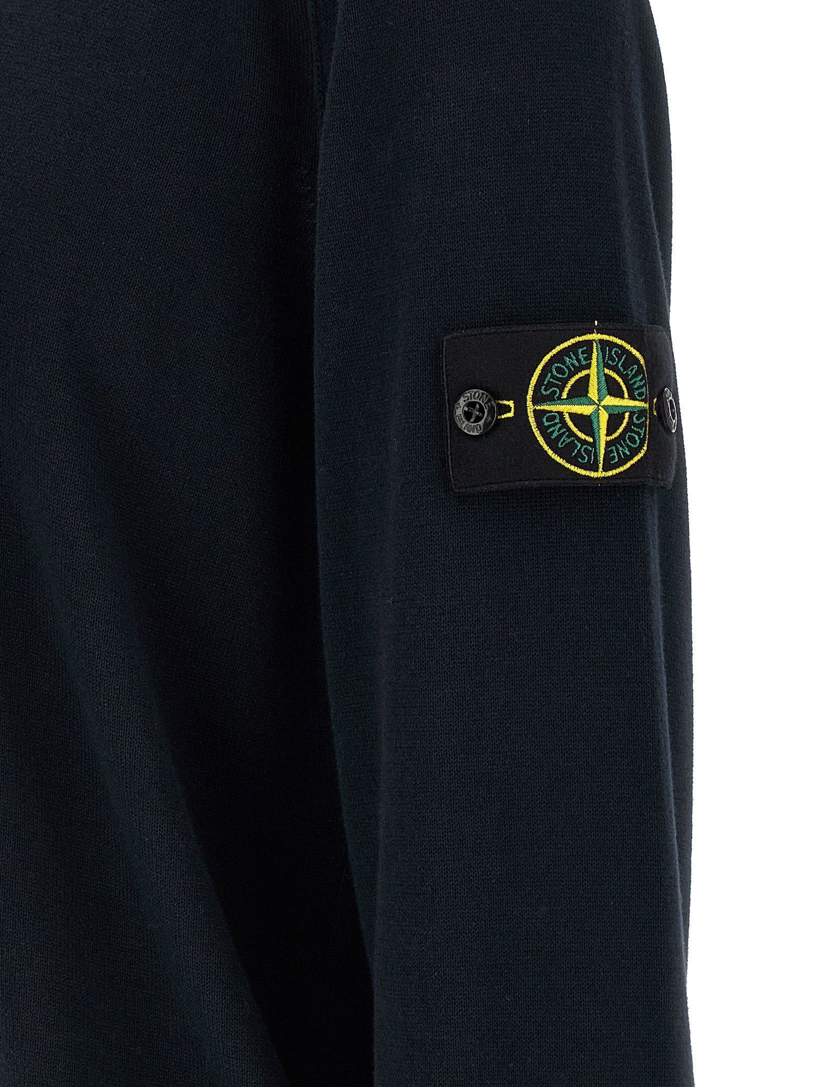 Stone Island Blauer Baumwollcardigan