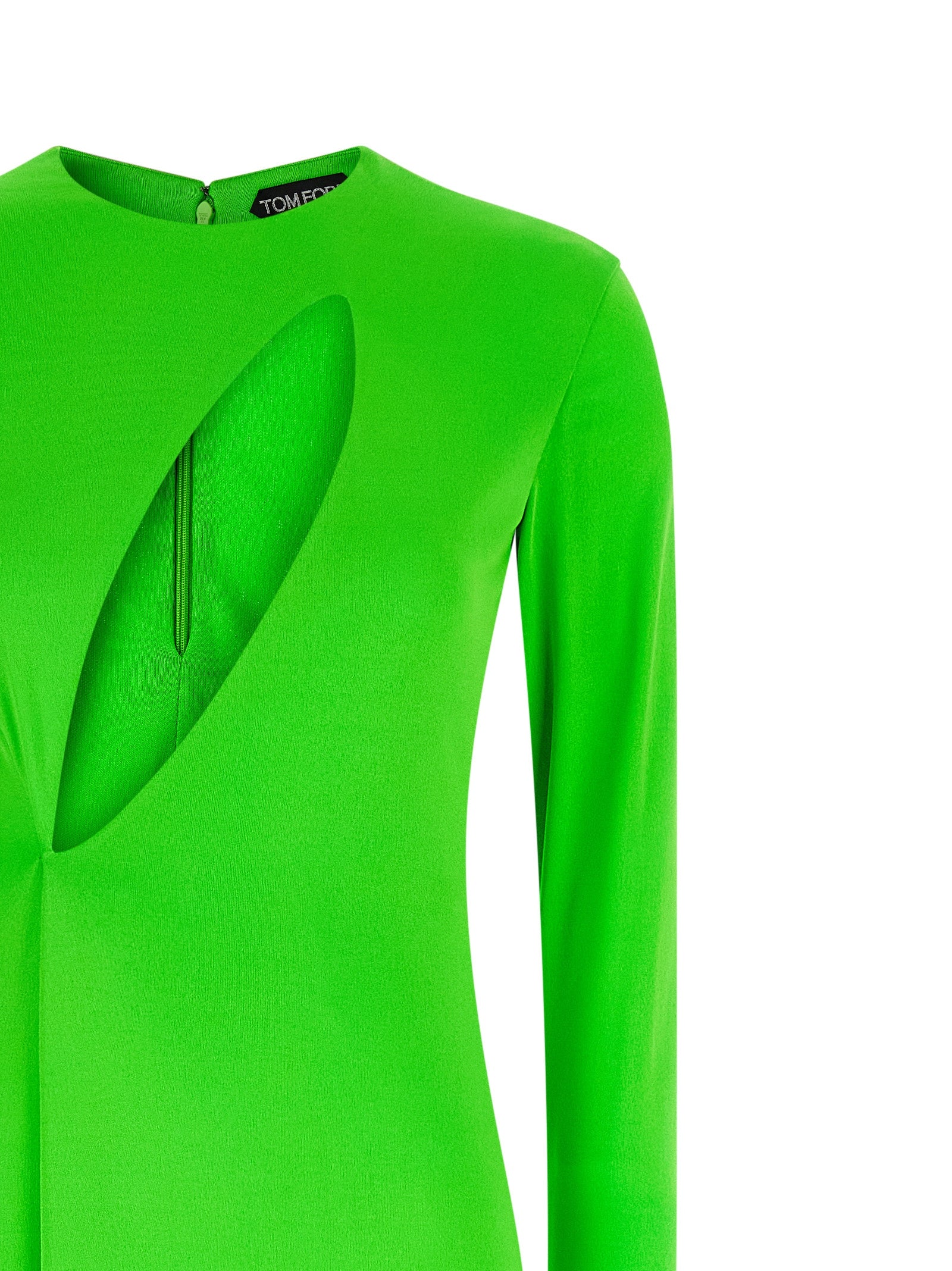Tom Ford Zweifarbige Viskose-Maxikleid