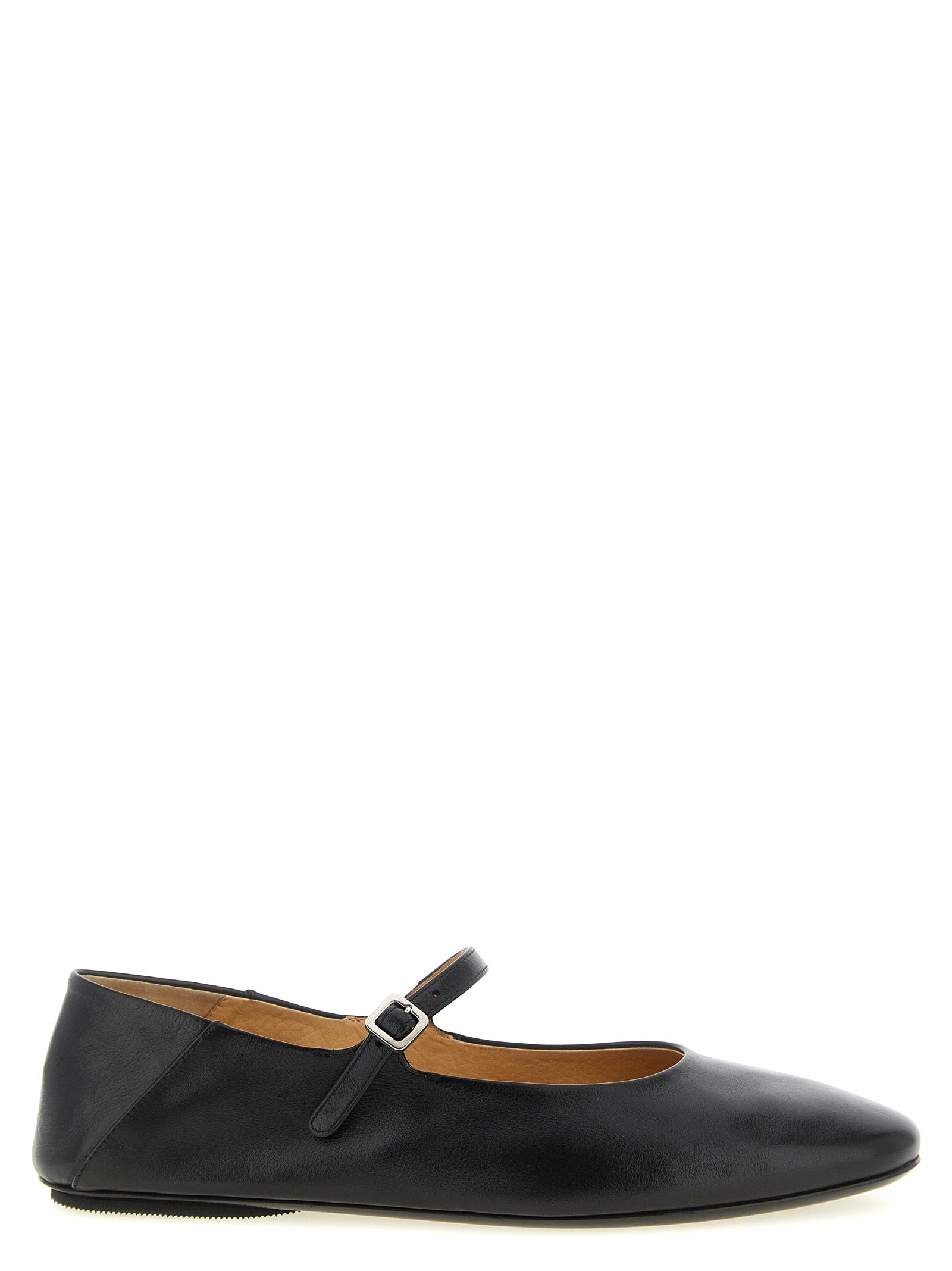Marsell Schwarze Ballerinas aus Kalbsleder