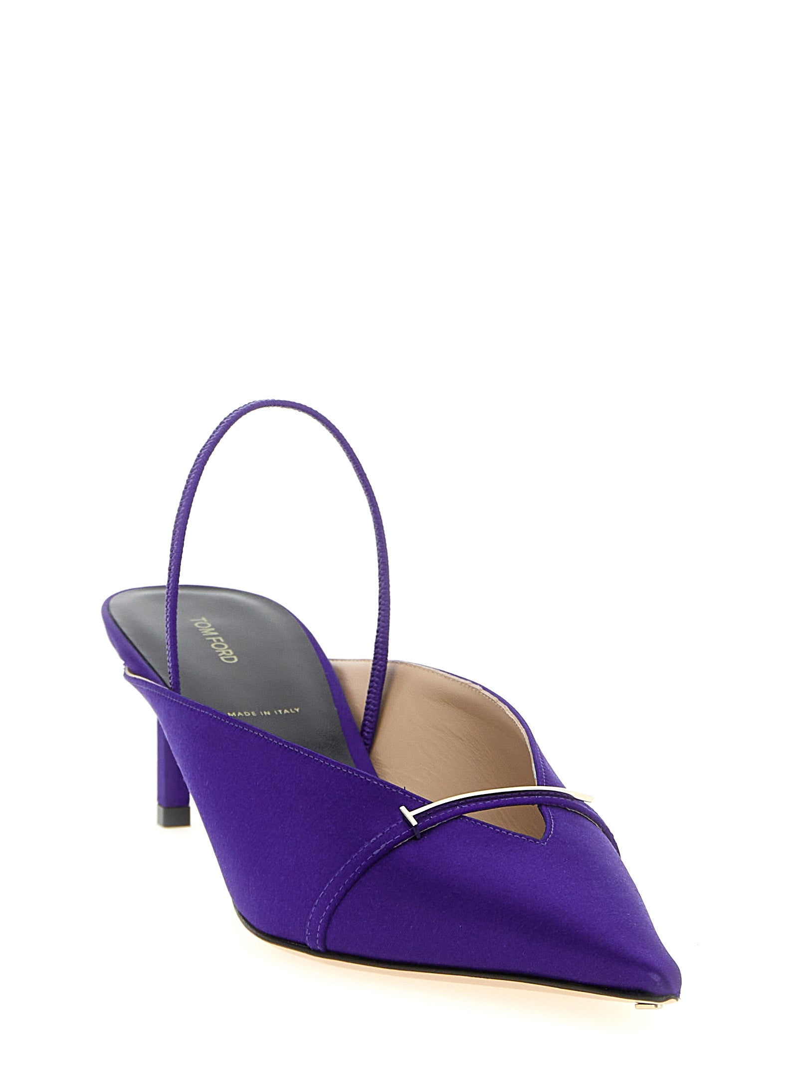 Tom Ford Violette Pumps aus Viskose mit mittlerem Absatz