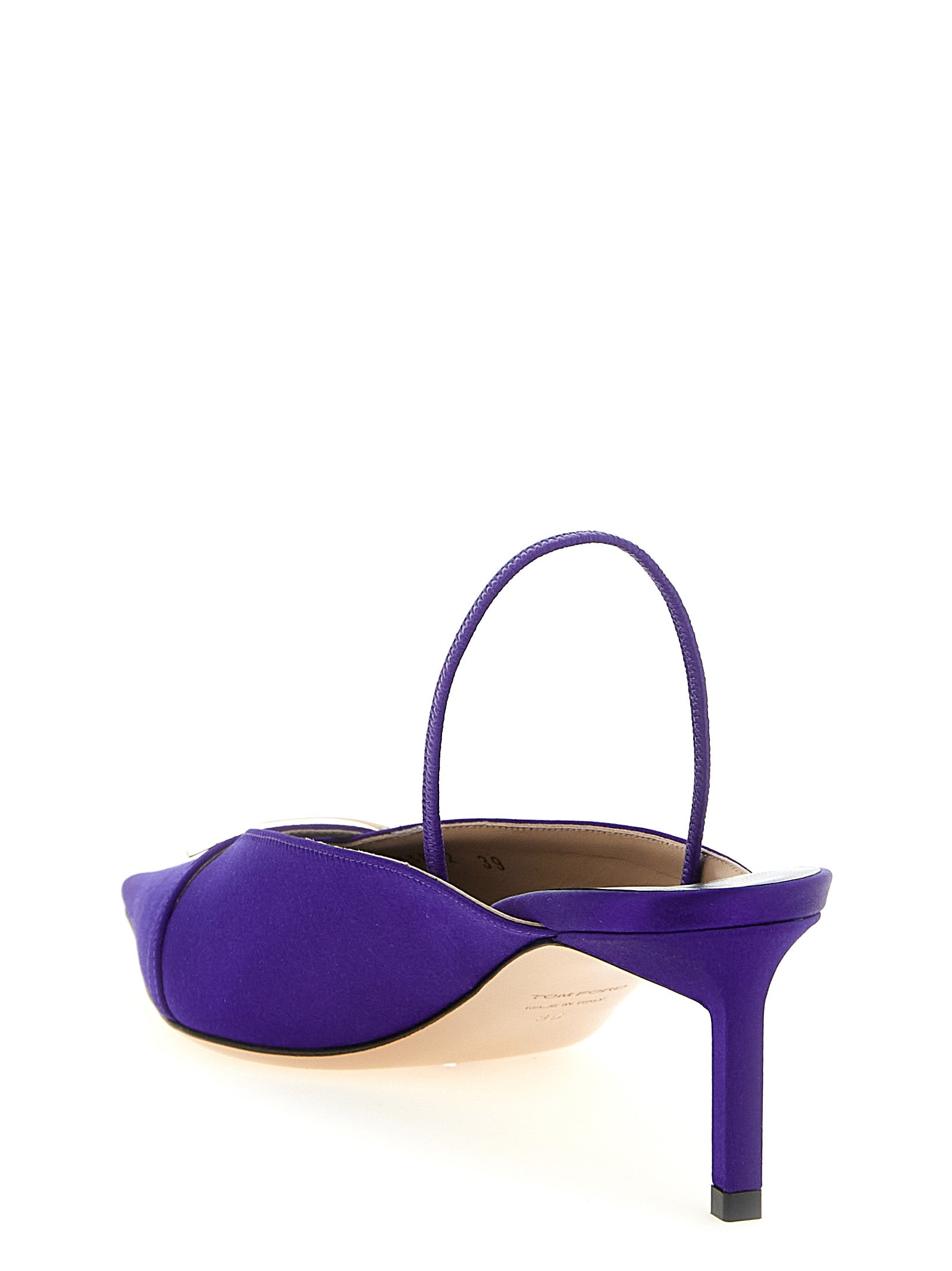 Tom Ford Violette Pumps aus Viskose mit mittlerem Absatz