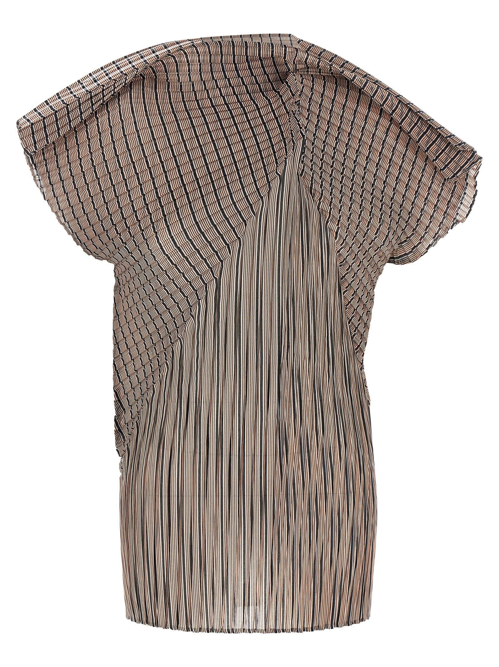 Issey Miyake Braunes Hemd aus Polyester