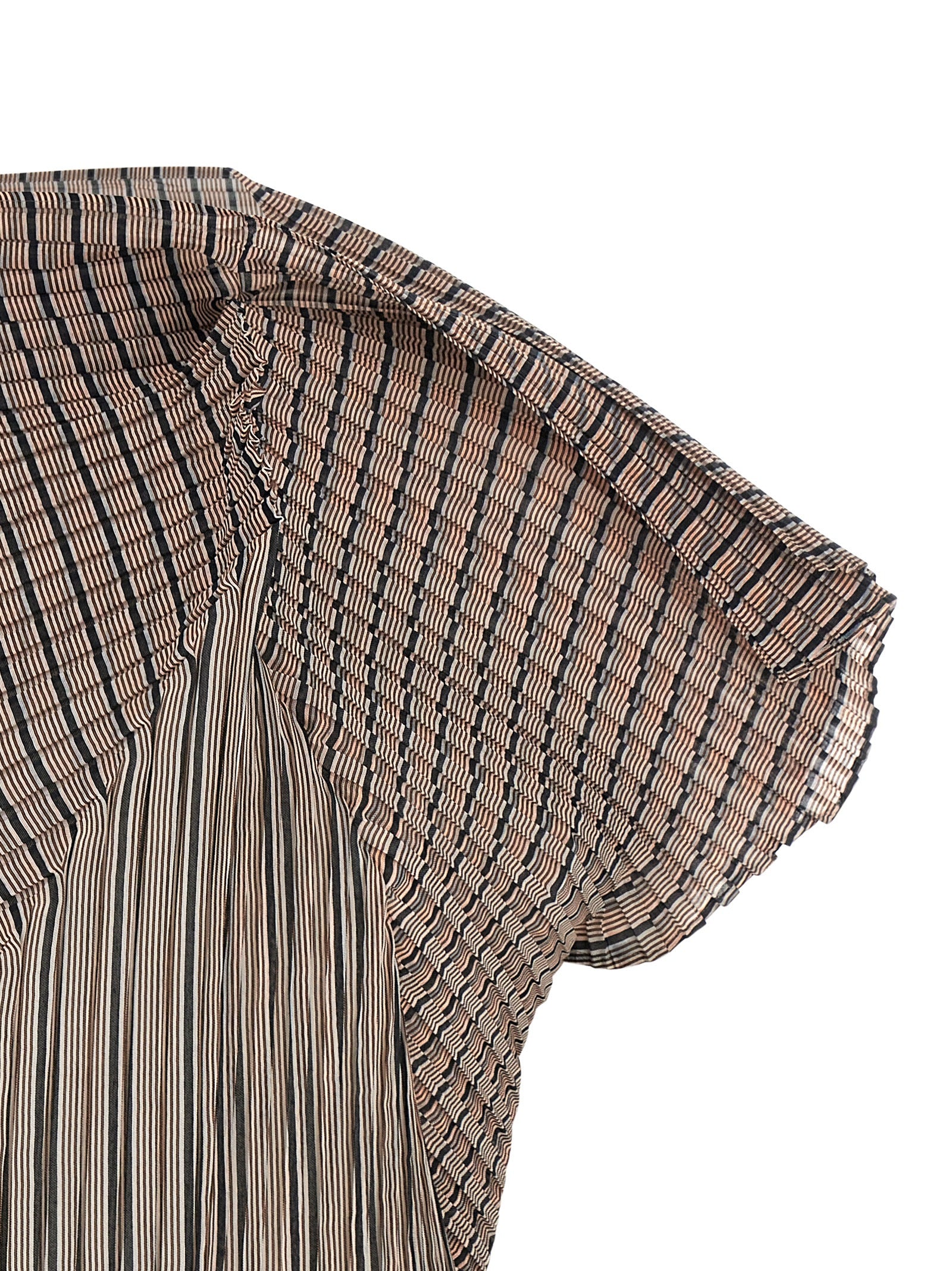 Issey Miyake Braunes Hemd aus Polyester