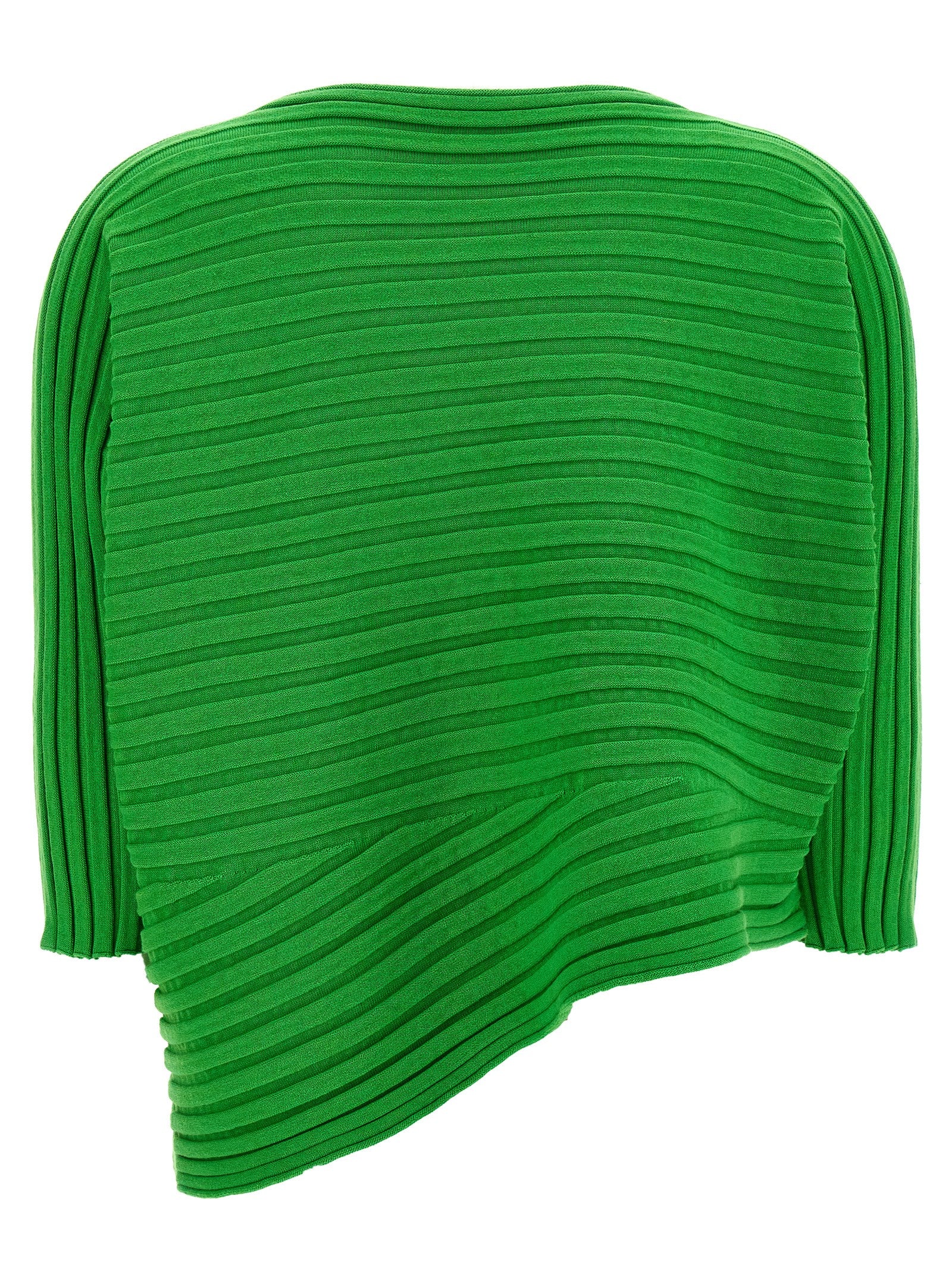 Issey Miyake Zweifarbiger Baumwollpullover