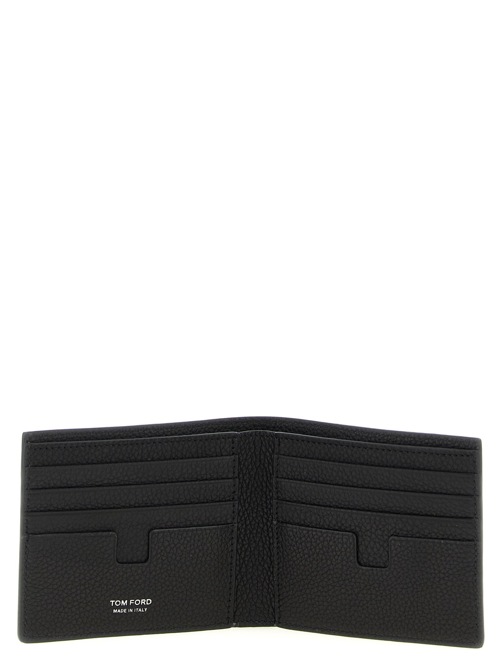 Tom Ford Schwarzes Kalbsleder Portemonnaie