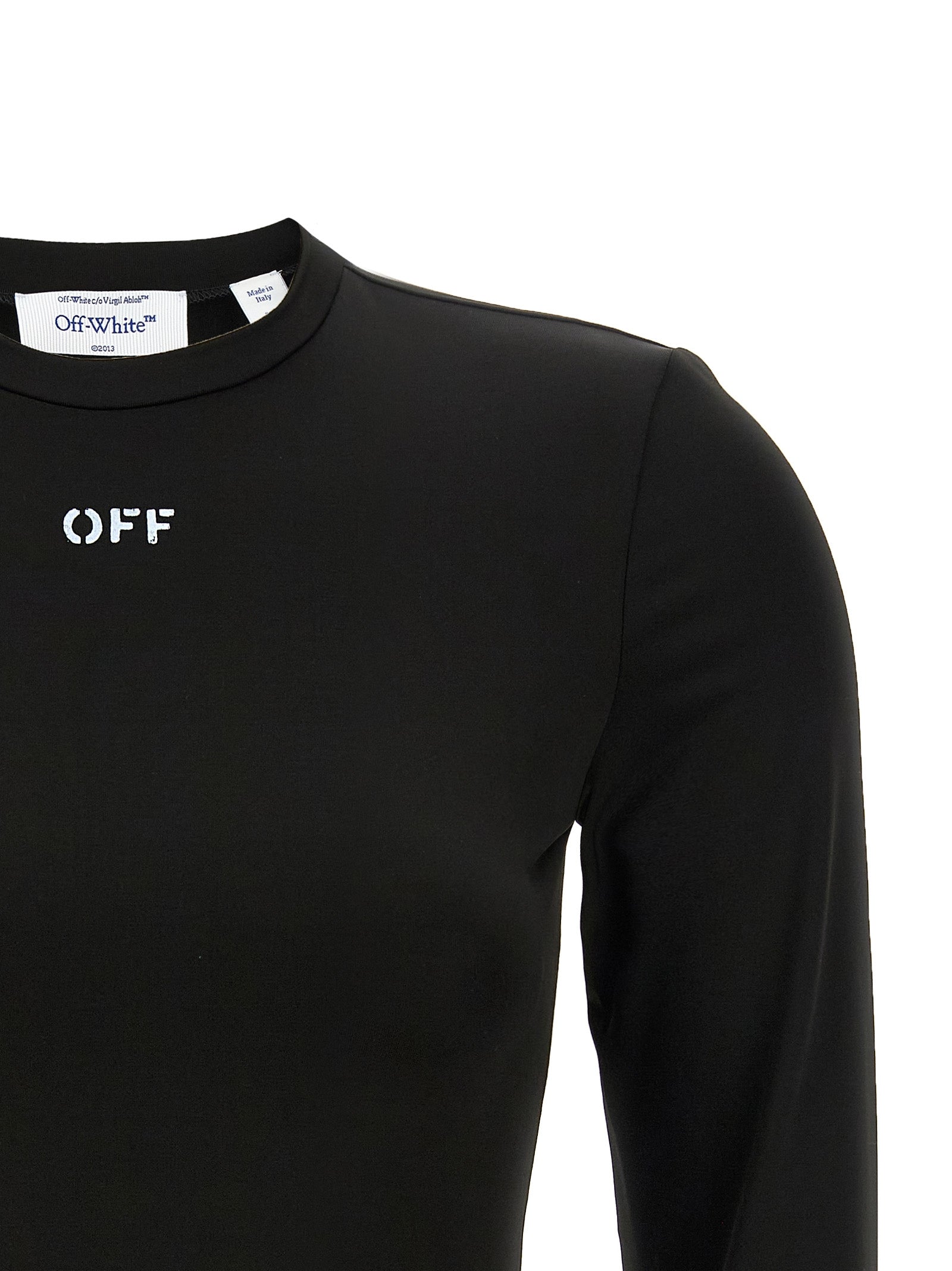 Off-White Schwarzer Cardigan aus Acetat