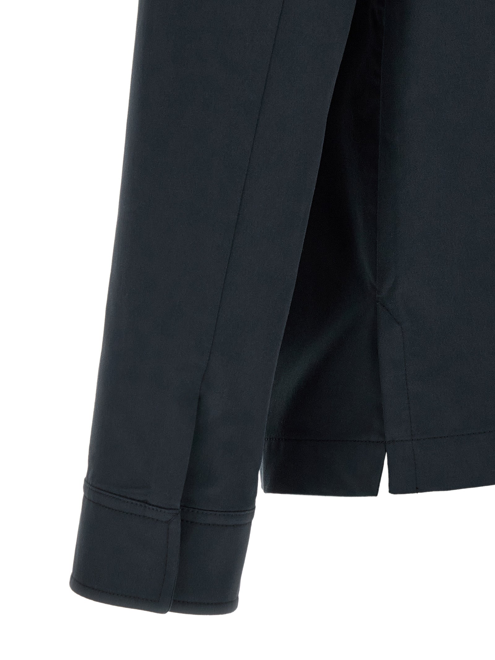 Tom Ford Blaue Baumwollbluse