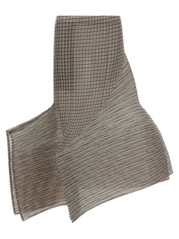 Issey Miyake Brauner Minirock aus Polyester