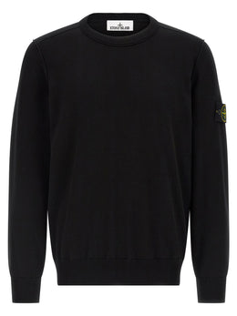 Stone Island Schwarzer Baumwollcardigan