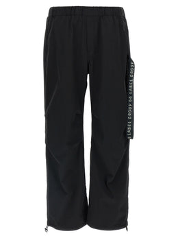 44 Label Group Schwarze Polyamid-Sporthose