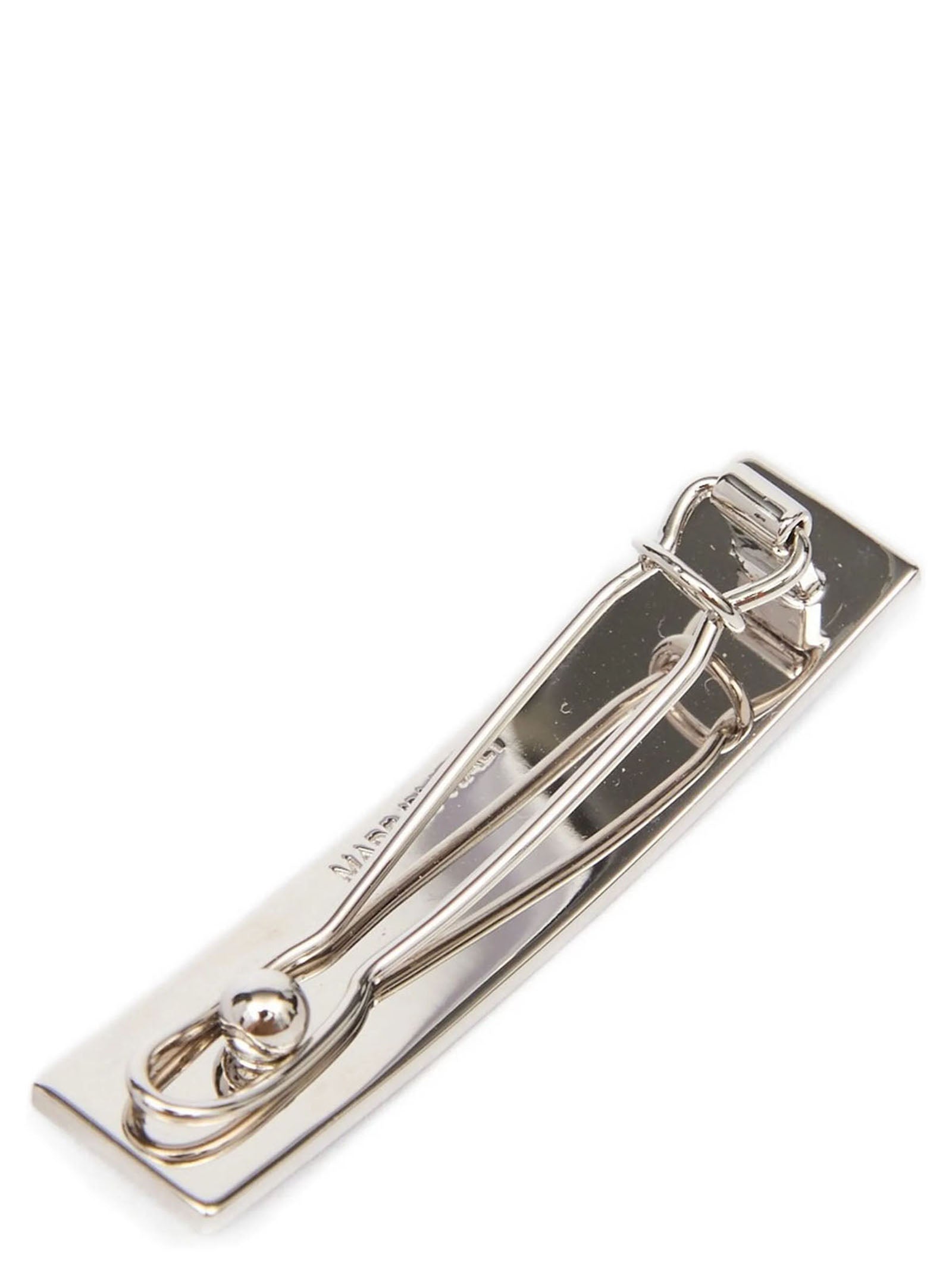 MM6 Maison Margiela Haarspange aus Messing in Silber