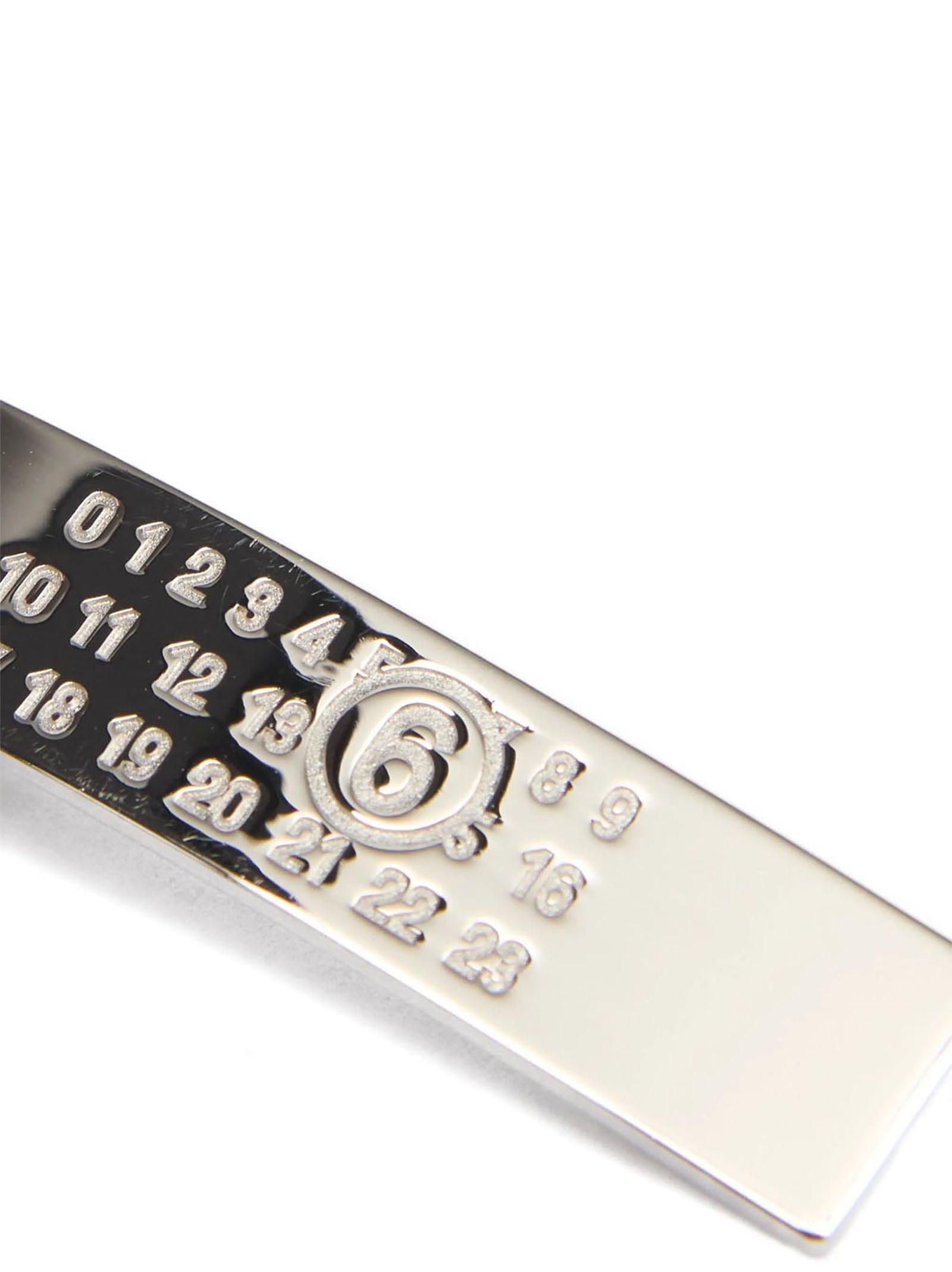 MM6 Maison Margiela Haarspange aus Messing in Silber