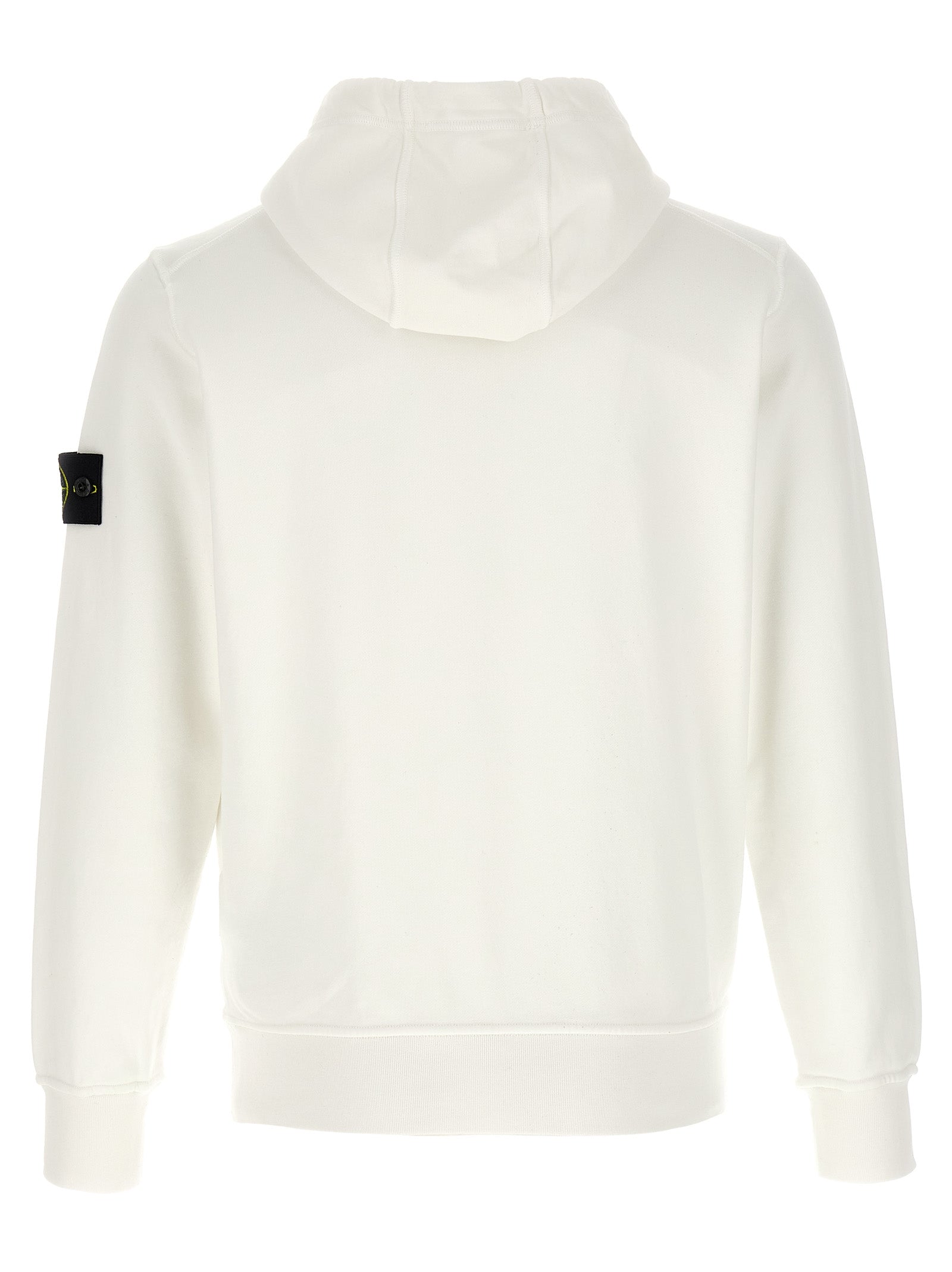 Stone Island Weißes Baumwoll-Sweatshirt