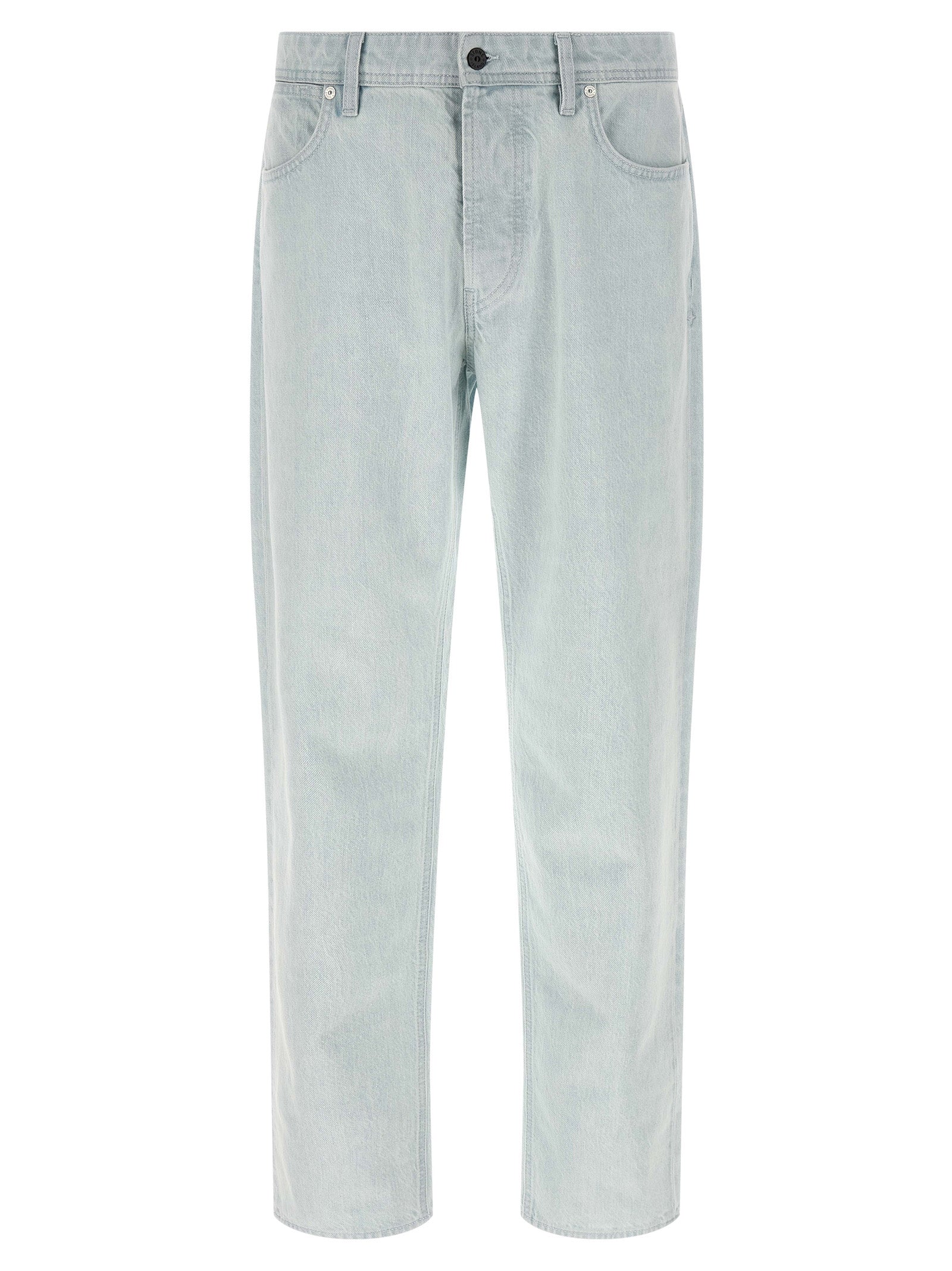 Stone Island Blaue Jeans aus Baumwolle im geraden Schnitt