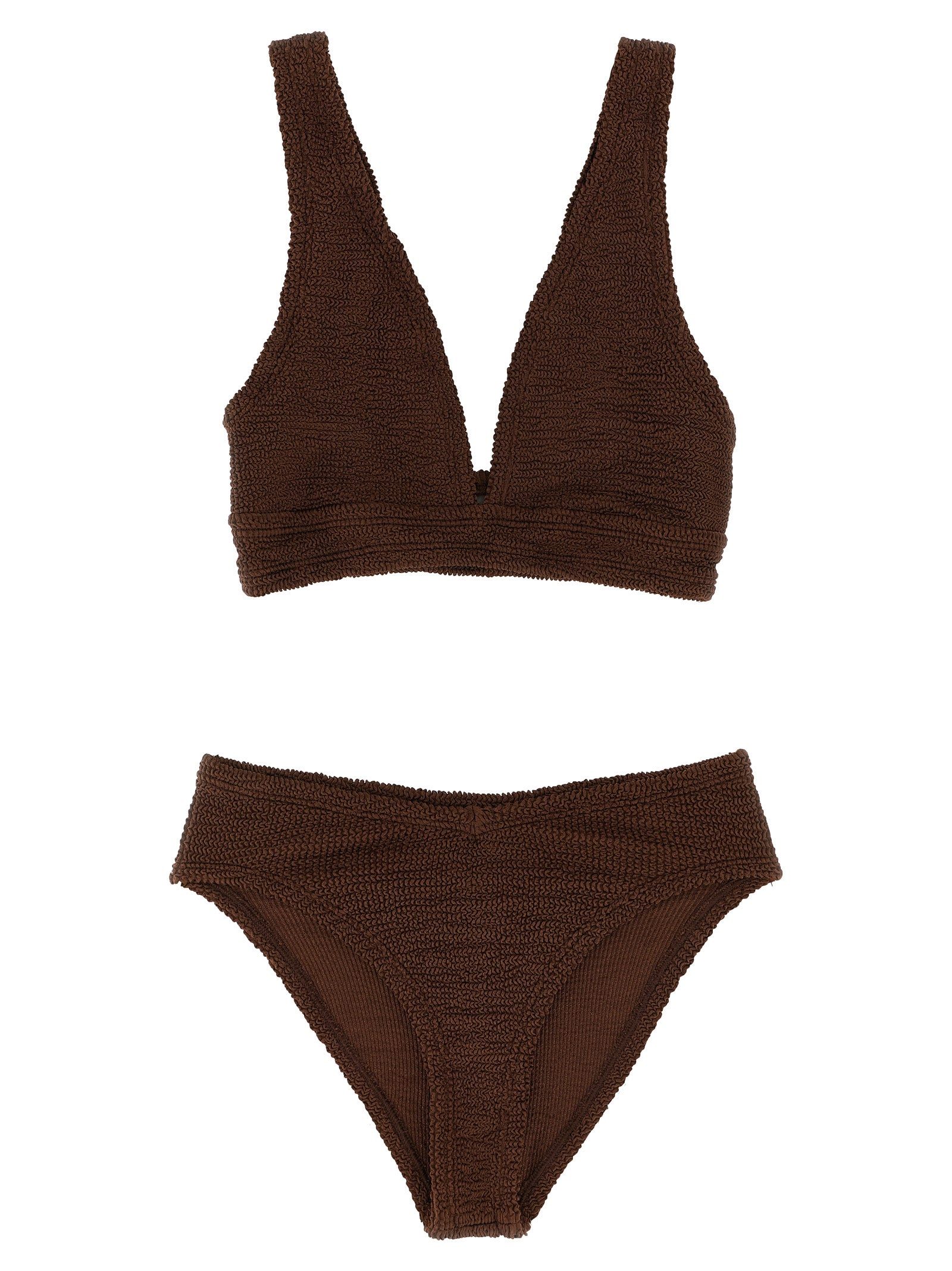 Hunza G Brauner Bikini aus Polyamid