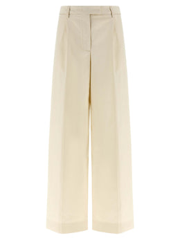 THELATEST Weiße Baumwollhose im Casual-Look
