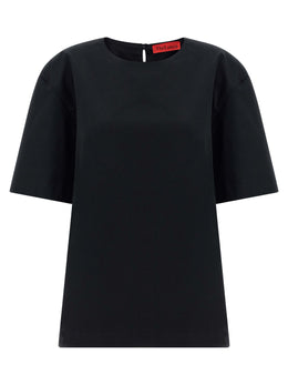 THELATEST Schwarzes Baumwoll-T-Shirt