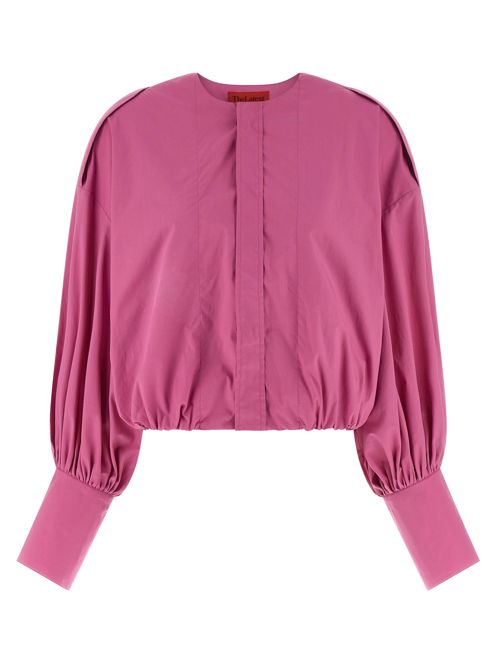 THELATEST Fuchsia Baumwollbluse