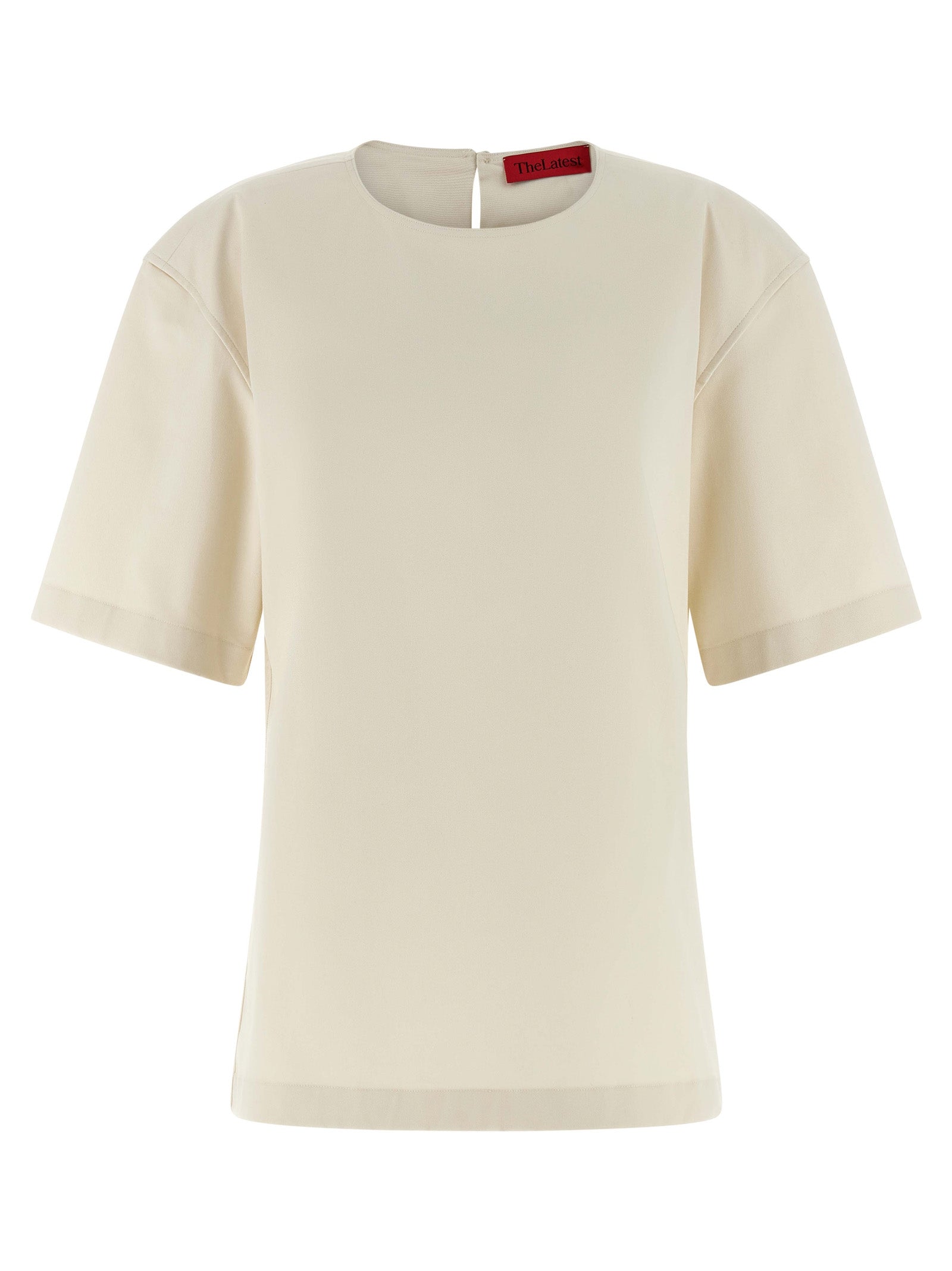 THELATEST Weißes Baumwoll-T-Shirt