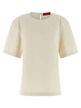 THELATEST Weißes Baumwoll-T-Shirt