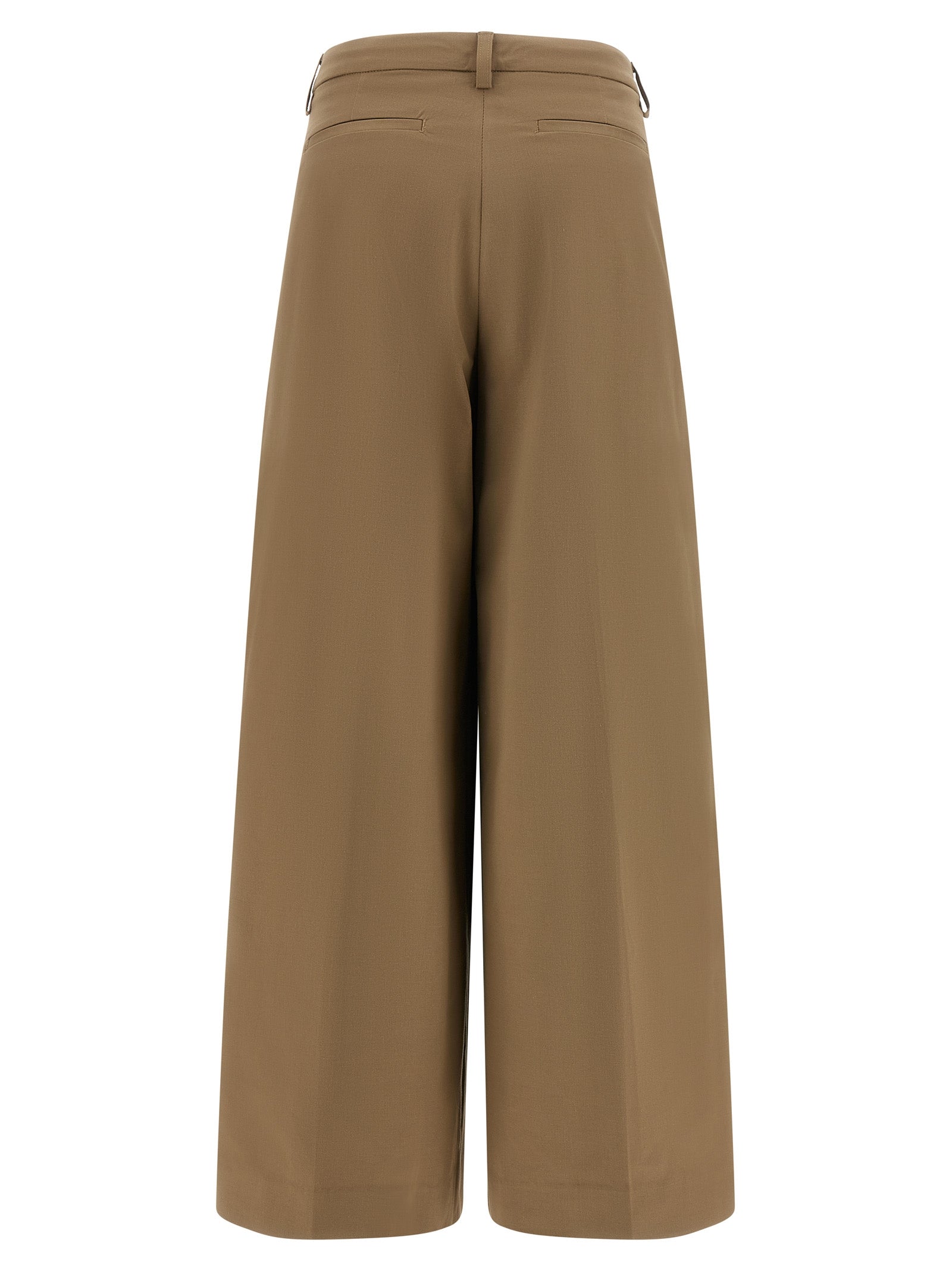 THELATEST Braune Baumwollhose für die Freizeit
