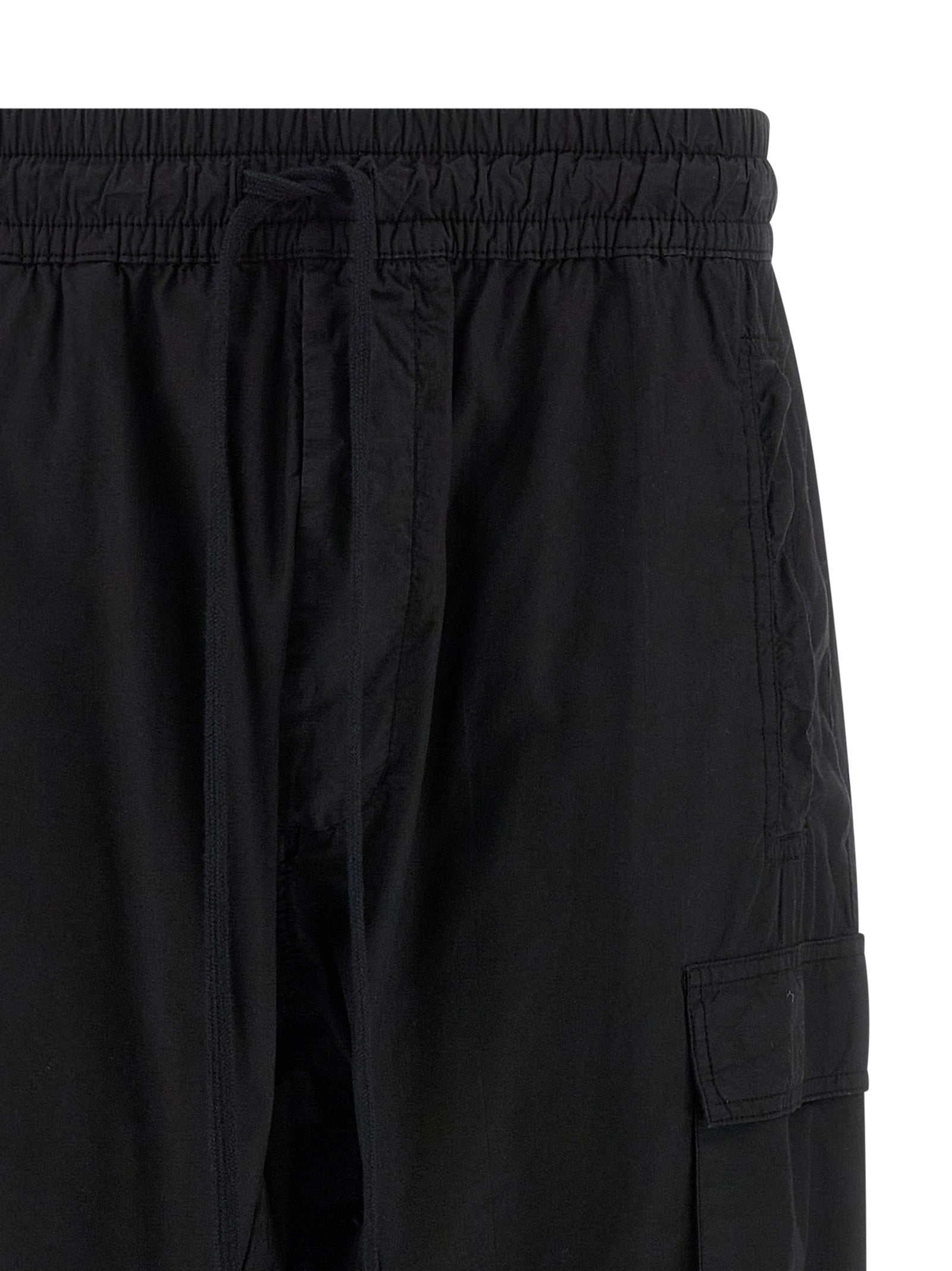 Thom Krom Schwarze Cargo-Hose aus Bio-Baumwolle