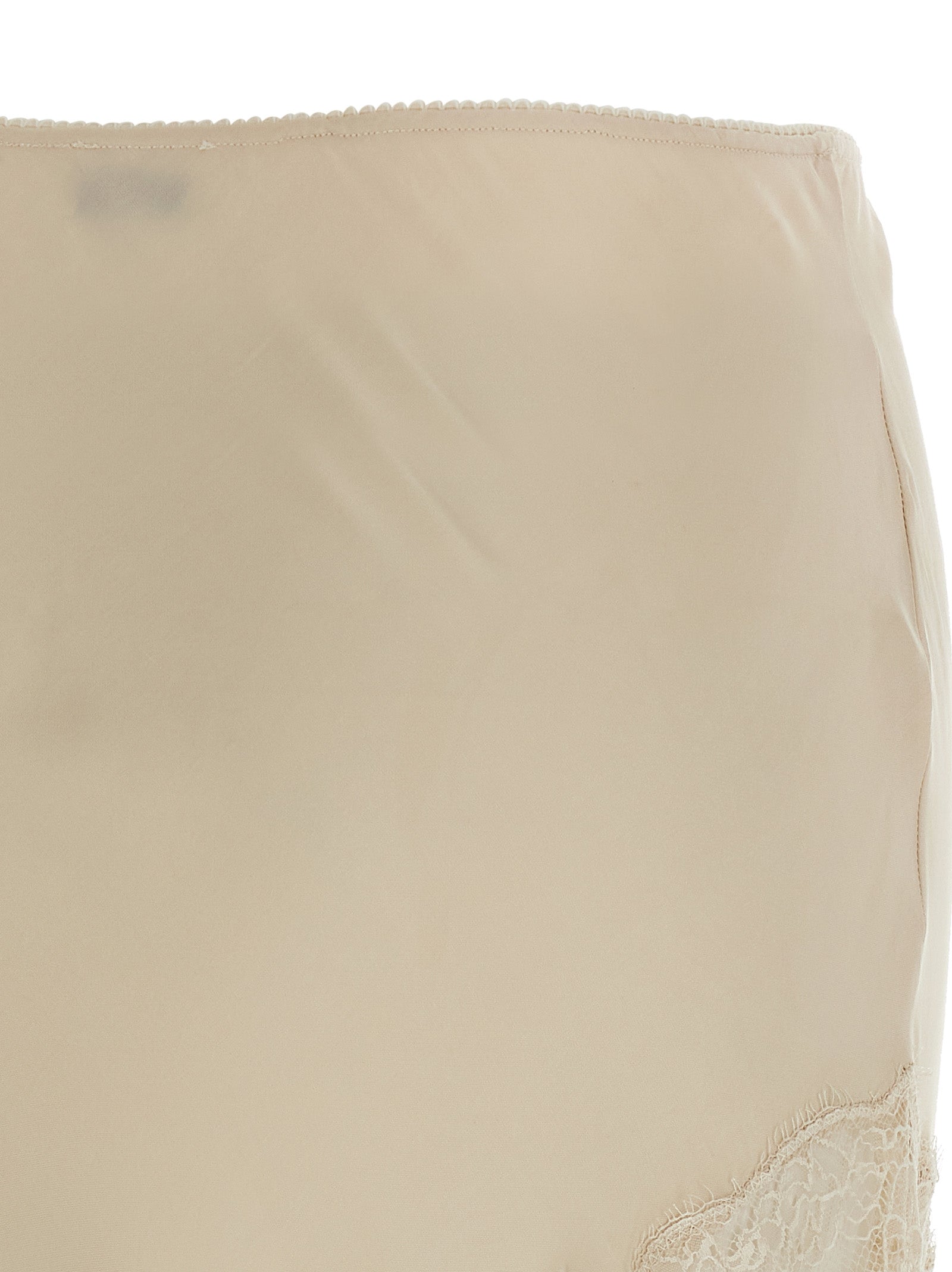 The Andamane Beige Viskose Minirock