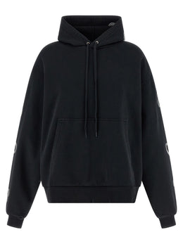 Balenciaga Schwarzer Baumwoll-Hoodie
