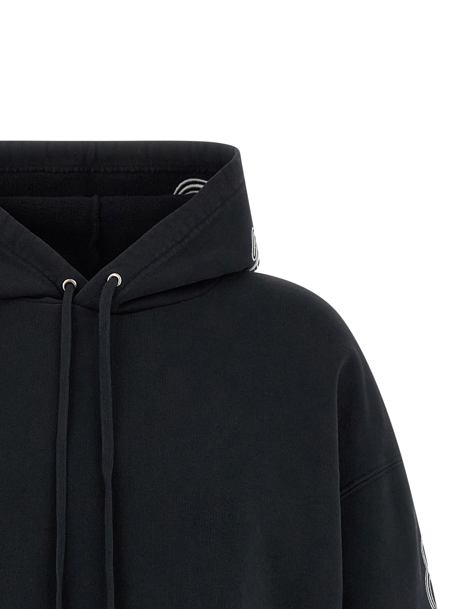 Balenciaga Schwarzer Baumwoll-Hoodie