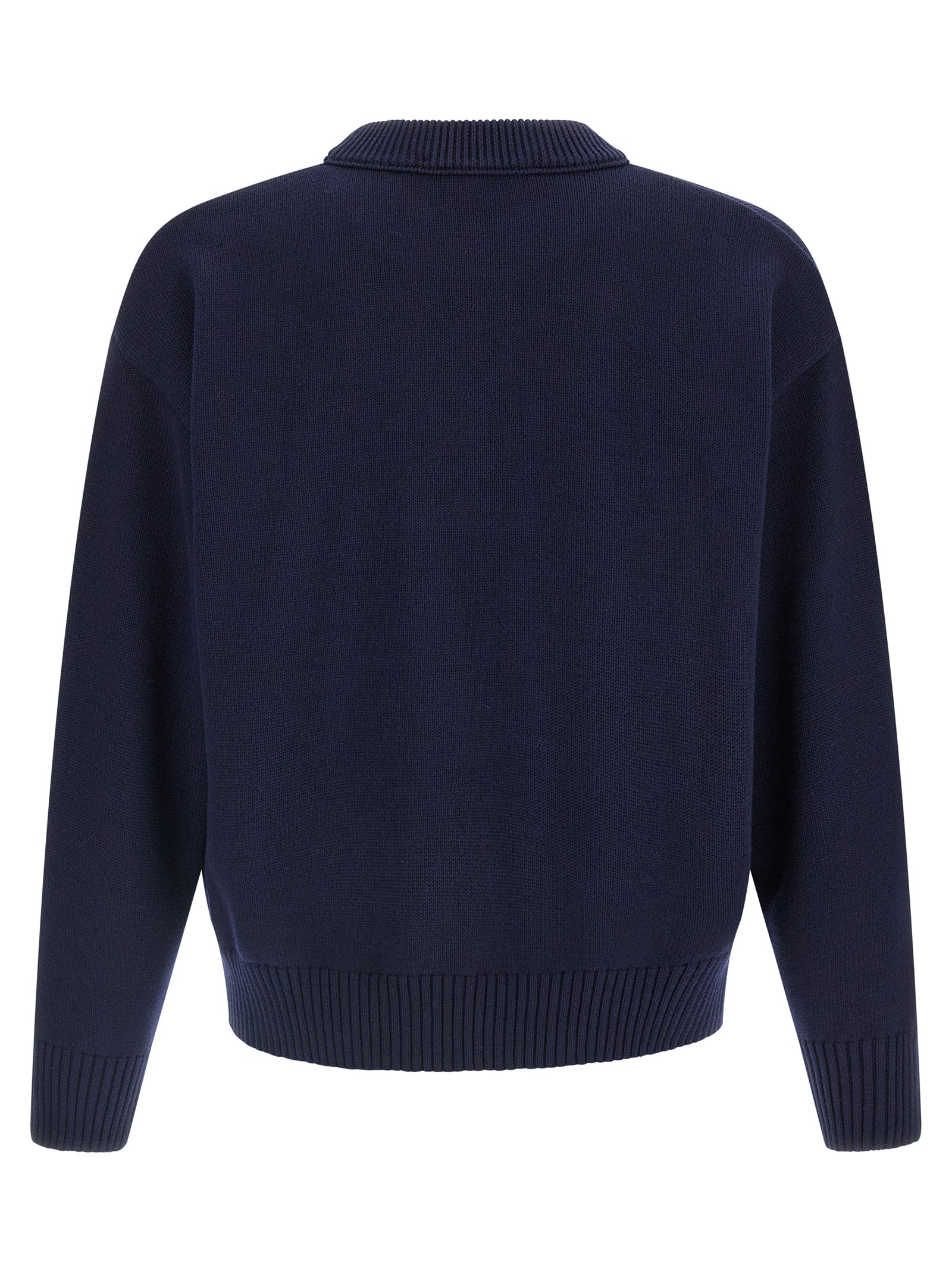 Ami Paris Blauer Wollcardigan