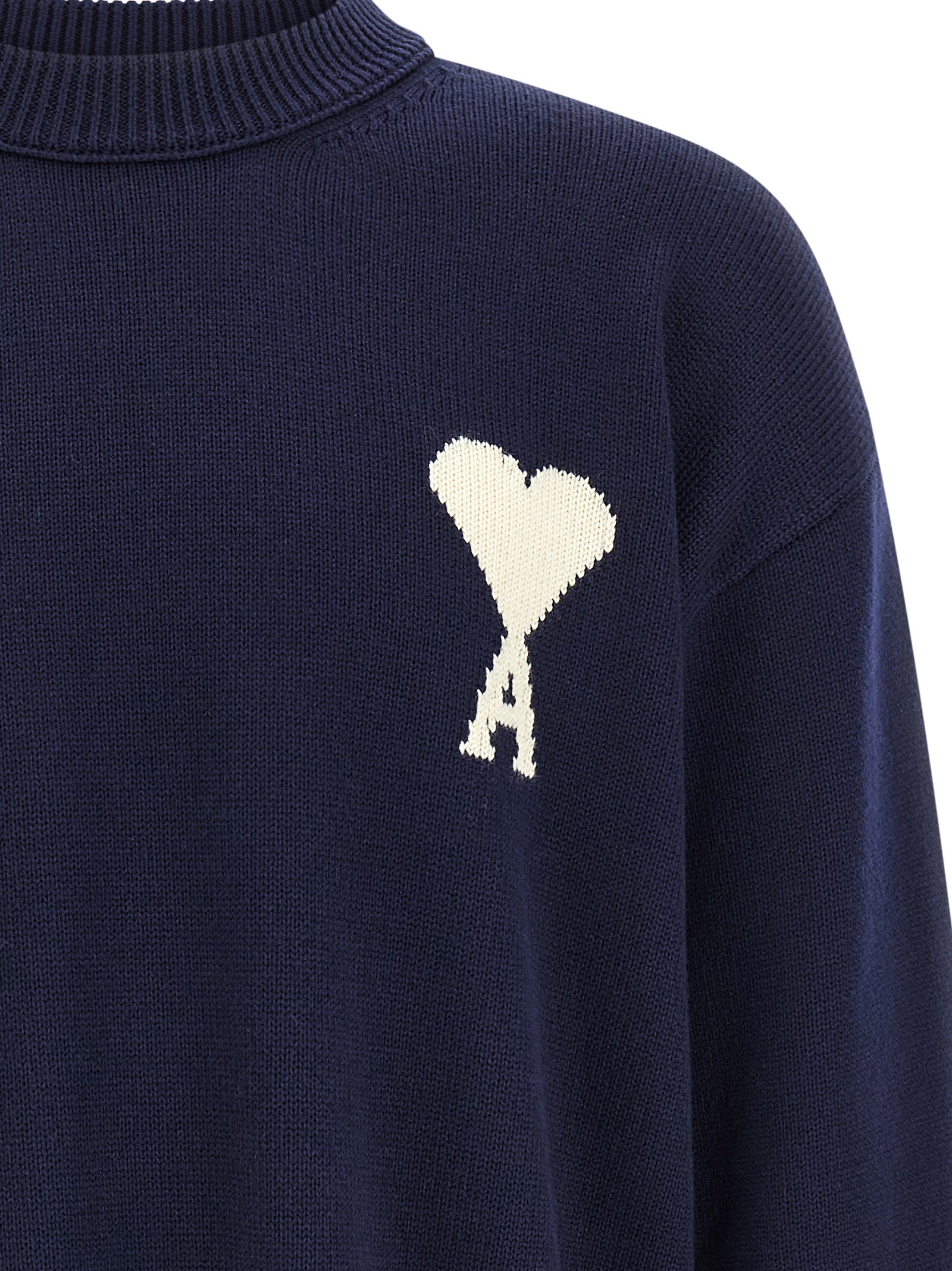 Ami Paris Blauer Wollcardigan