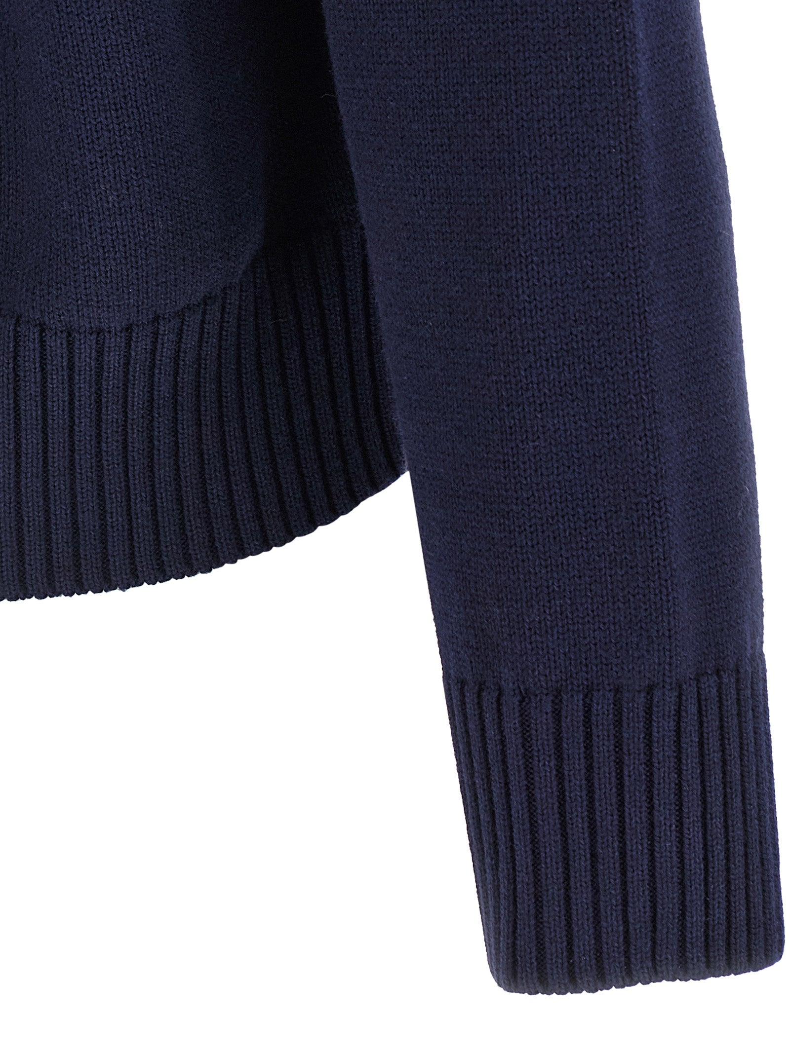 Ami Paris Blauer Wollcardigan