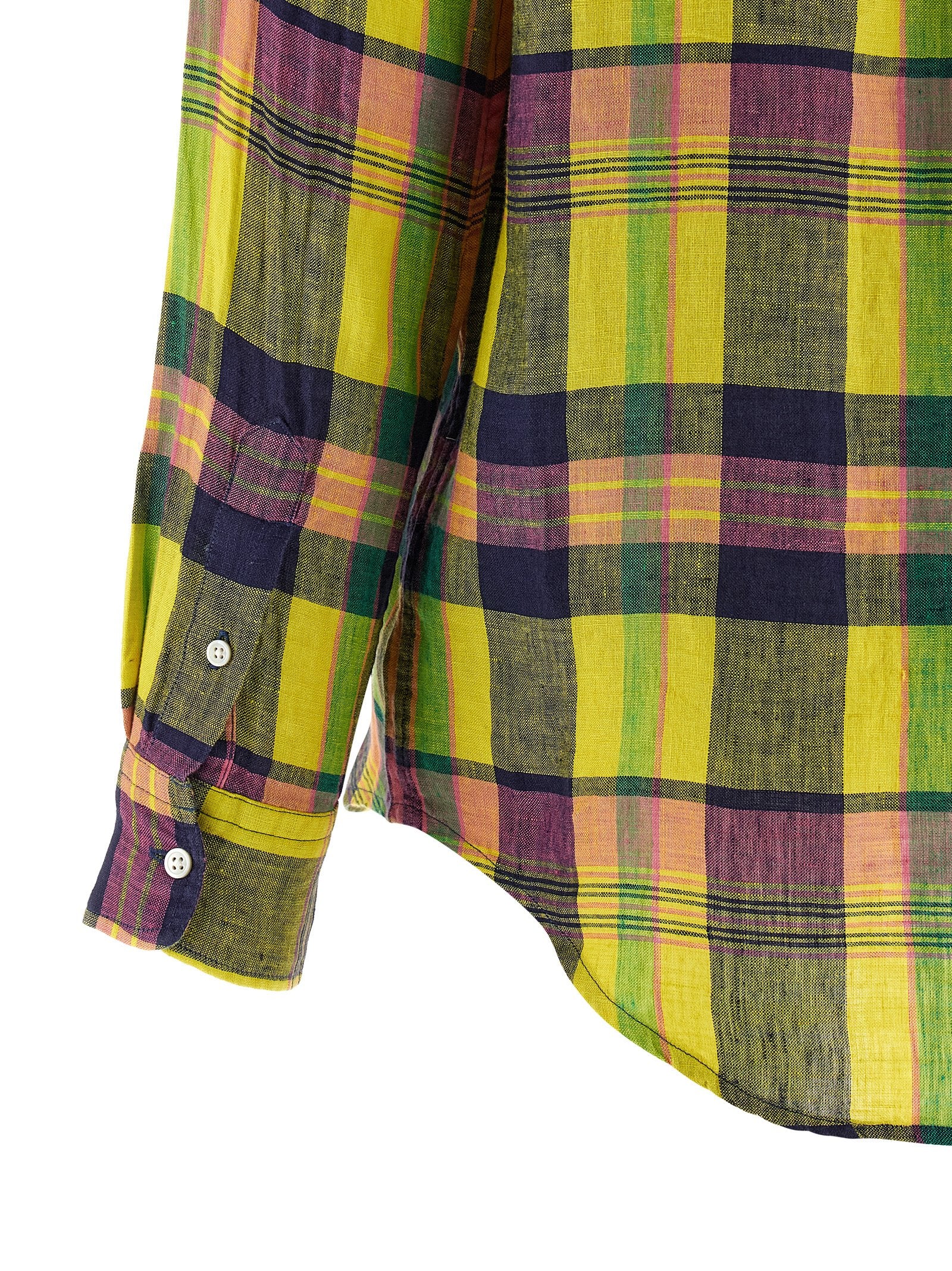 Polo Ralph Lauren Mehrfarbige Leinenbluse