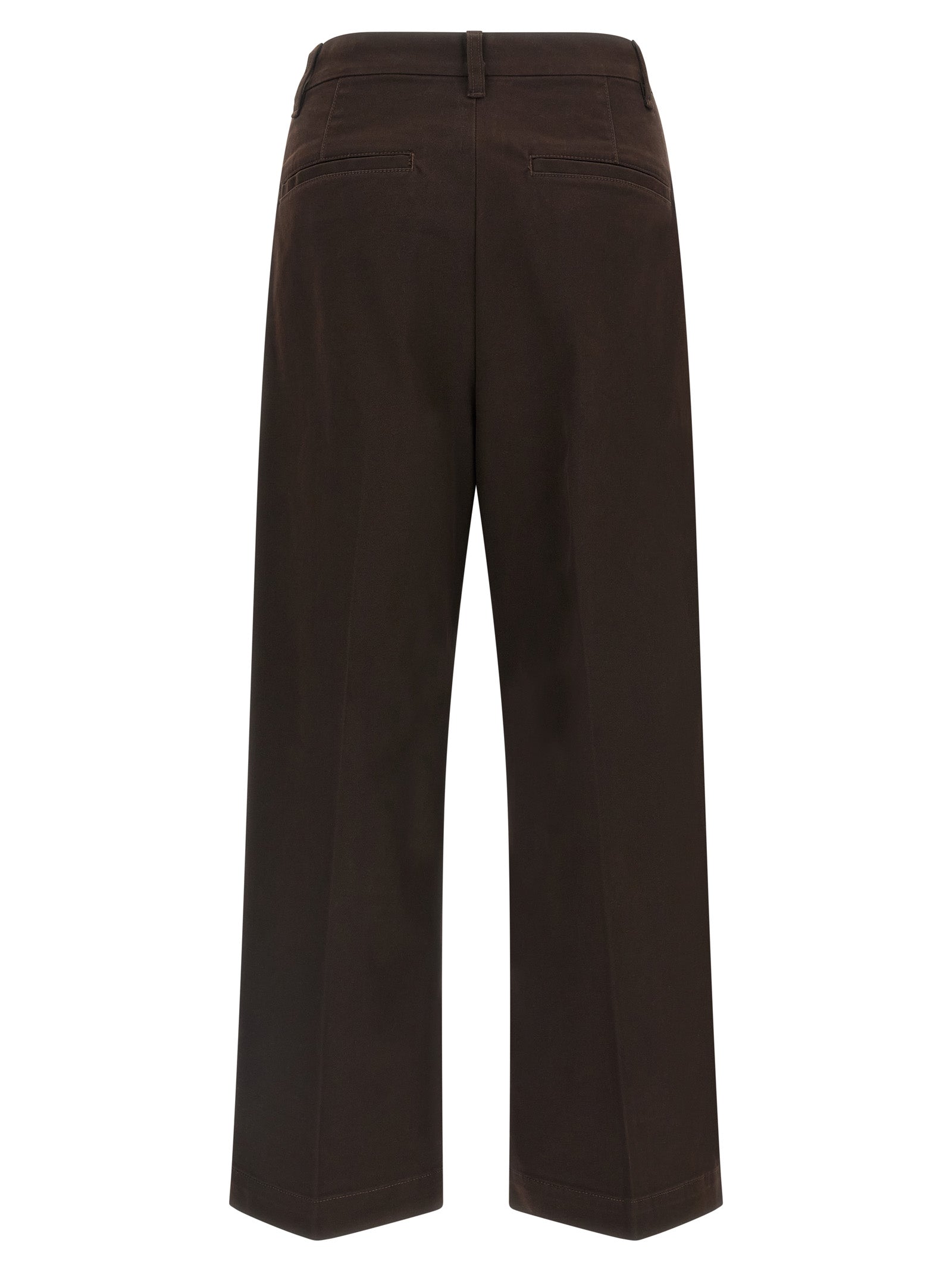Polo Ralph Lauren Elegante braune Baumwollhosen für Frauen