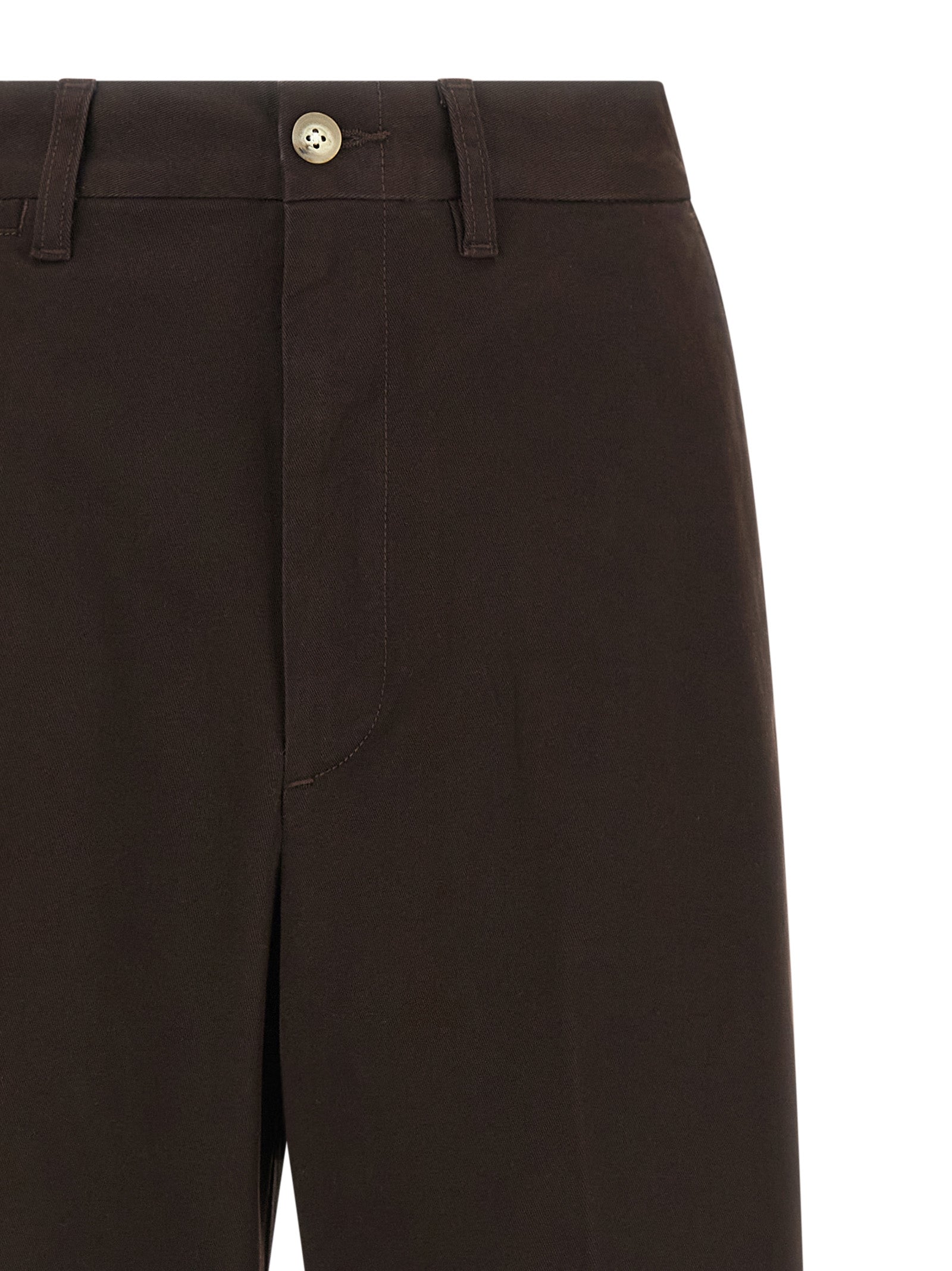 Polo Ralph Lauren Elegante braune Baumwollhosen für Frauen