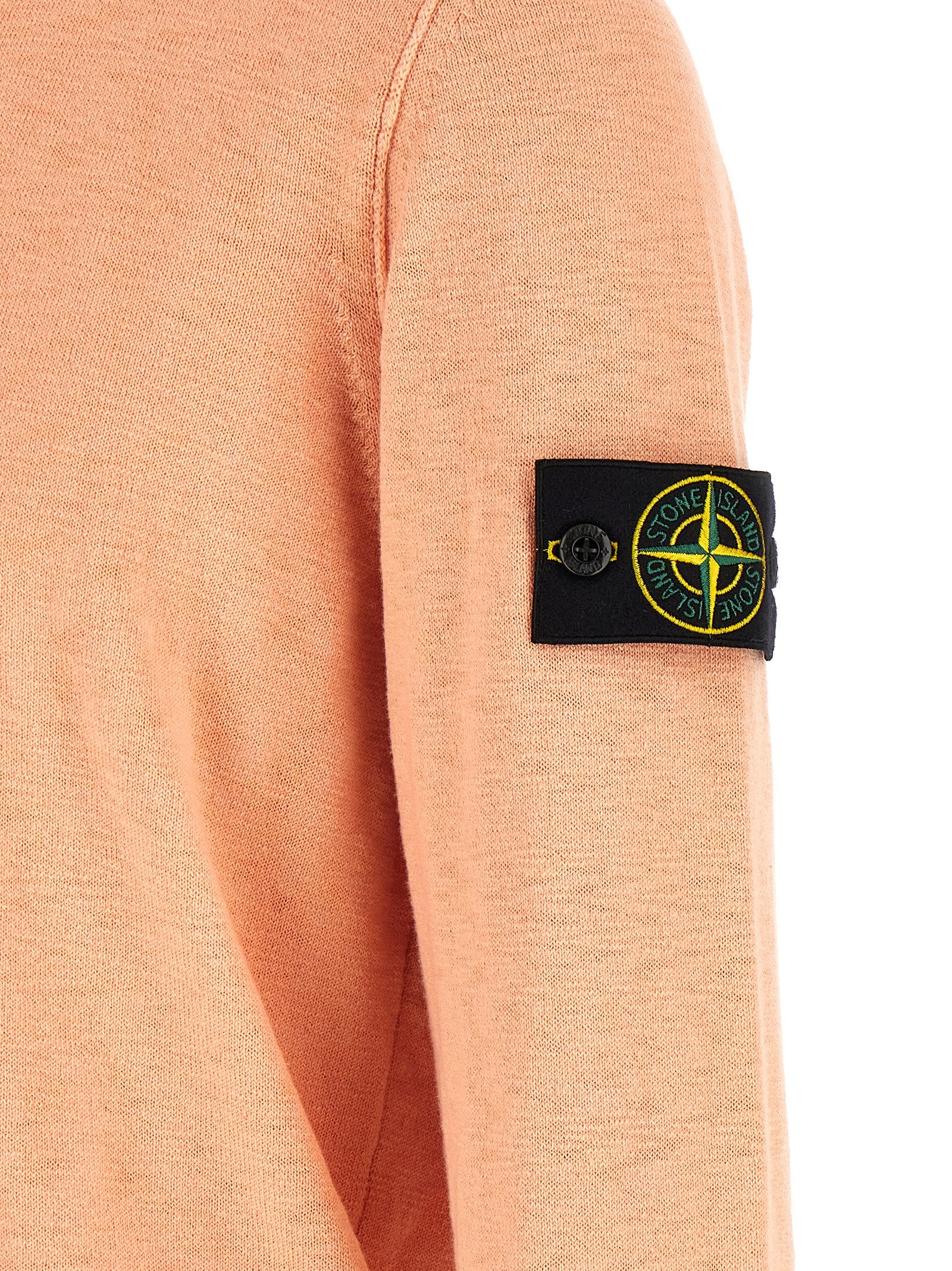 Stone Island Mehrfarbige Baumwollstrickjacke