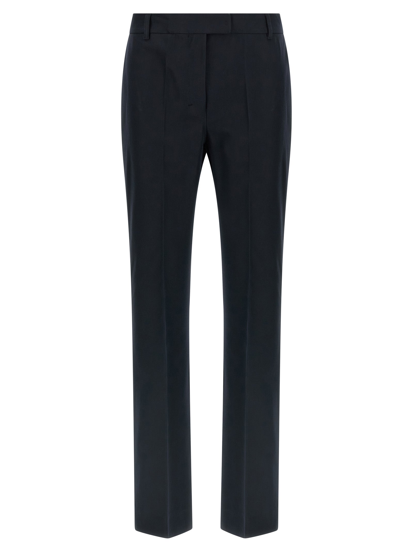'S Max Mara Blaue Baumwollhose