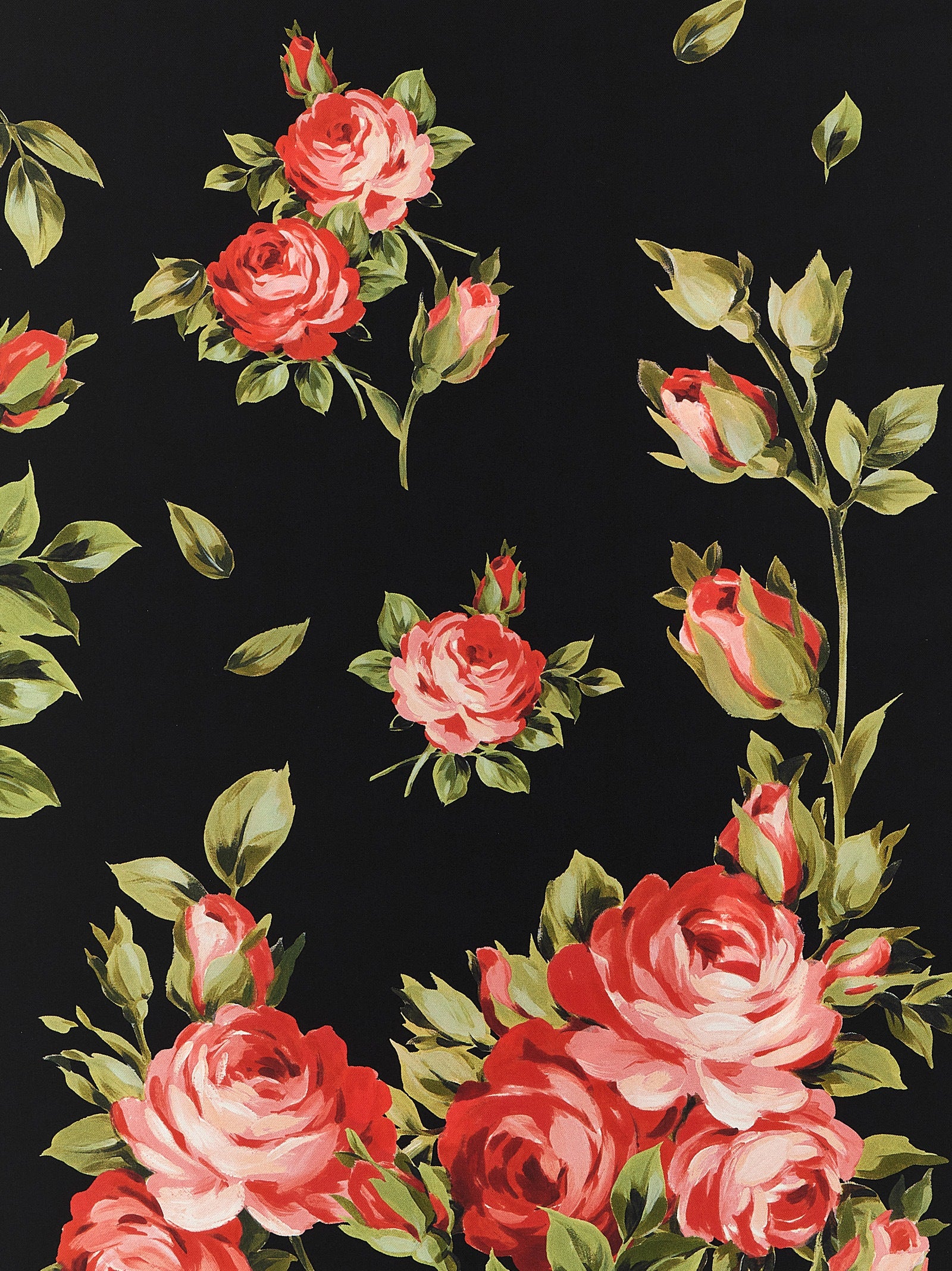 Dolce & Gabbana Schwarzer Seidenschal